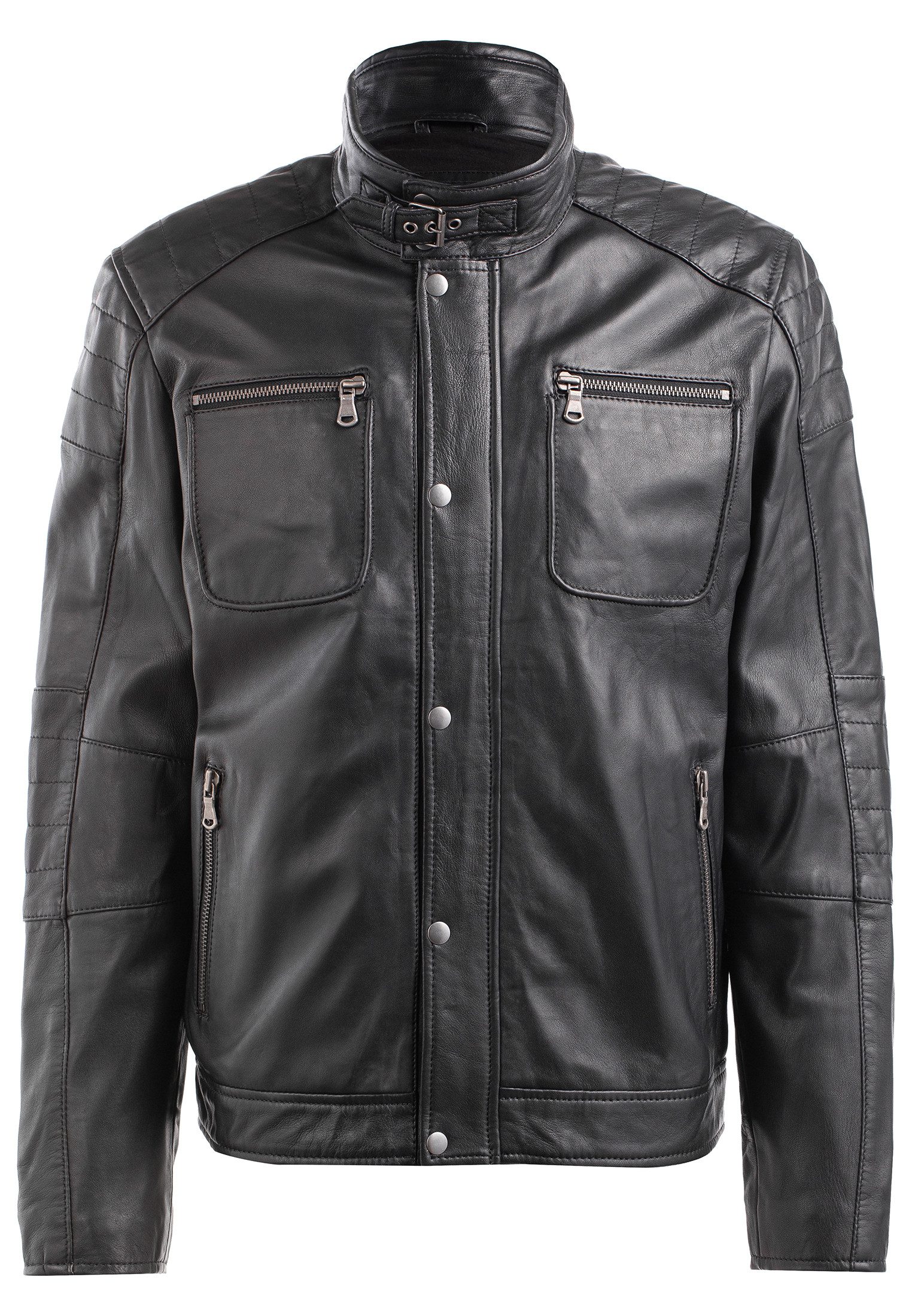 CBL Lederjacke MQ-42988 mit stehkragen