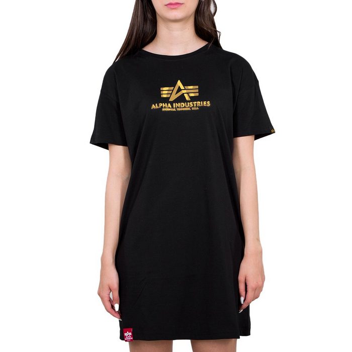 Alpha Industries T-Shirt Basic T Long Foil Print Wmn (1-tlg)