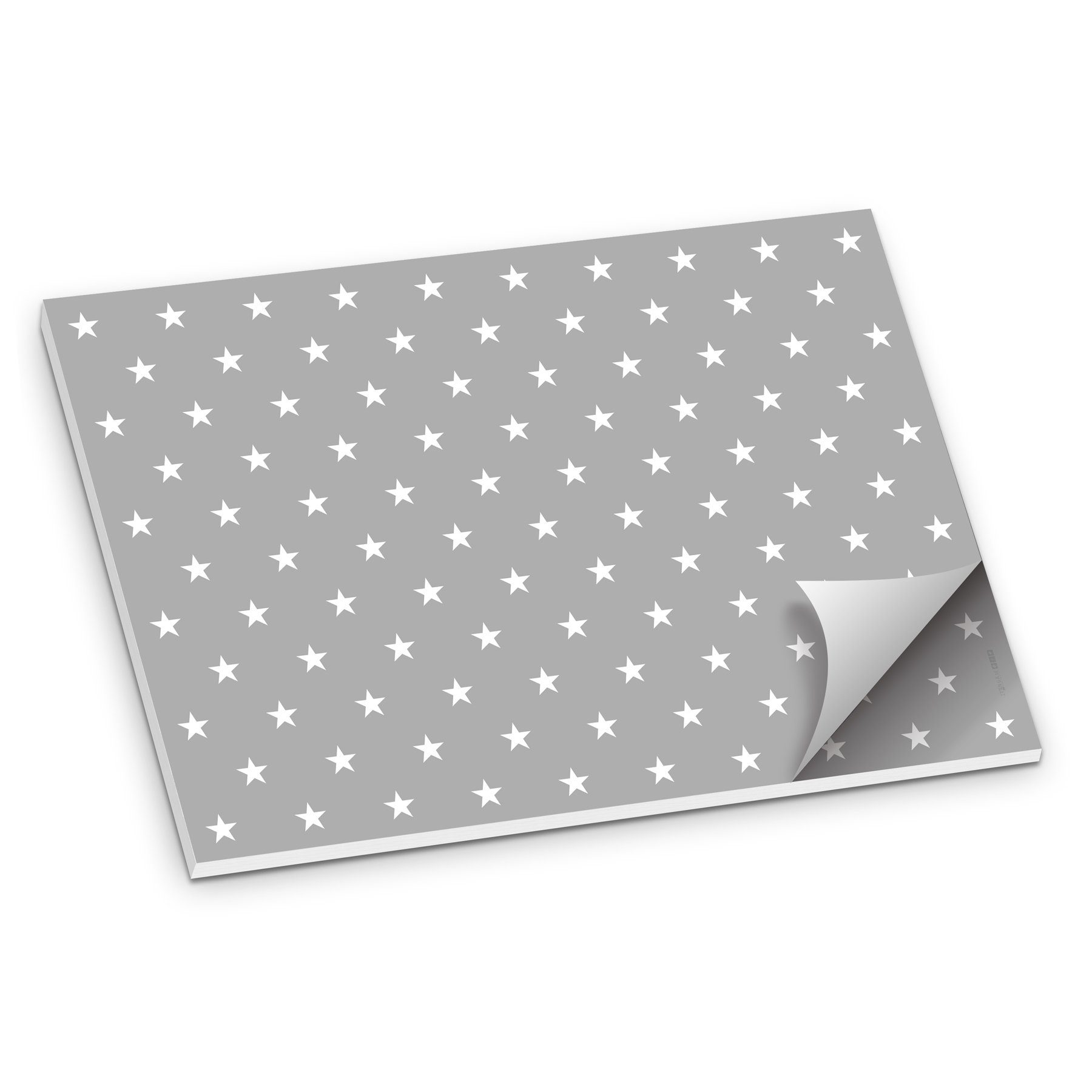 itenga Platzset itenga Platzset Tischset "Sterne" Grau Weiß DIN A3, (50-St)