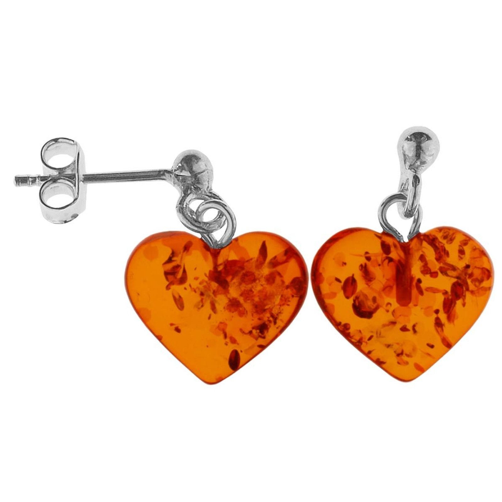 OSTSEE-SCHMUCK Paar Ohrhänger Ostsee-Schmuck Ohrhänger Herz Ohrhänger Herz günstig online kaufen