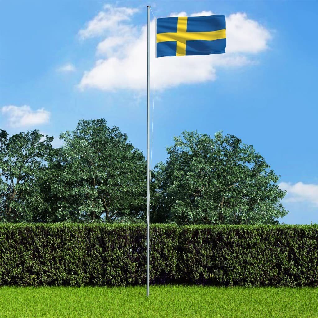 vidaXL Flagge Flagge Schwedens 90 x 150 cm