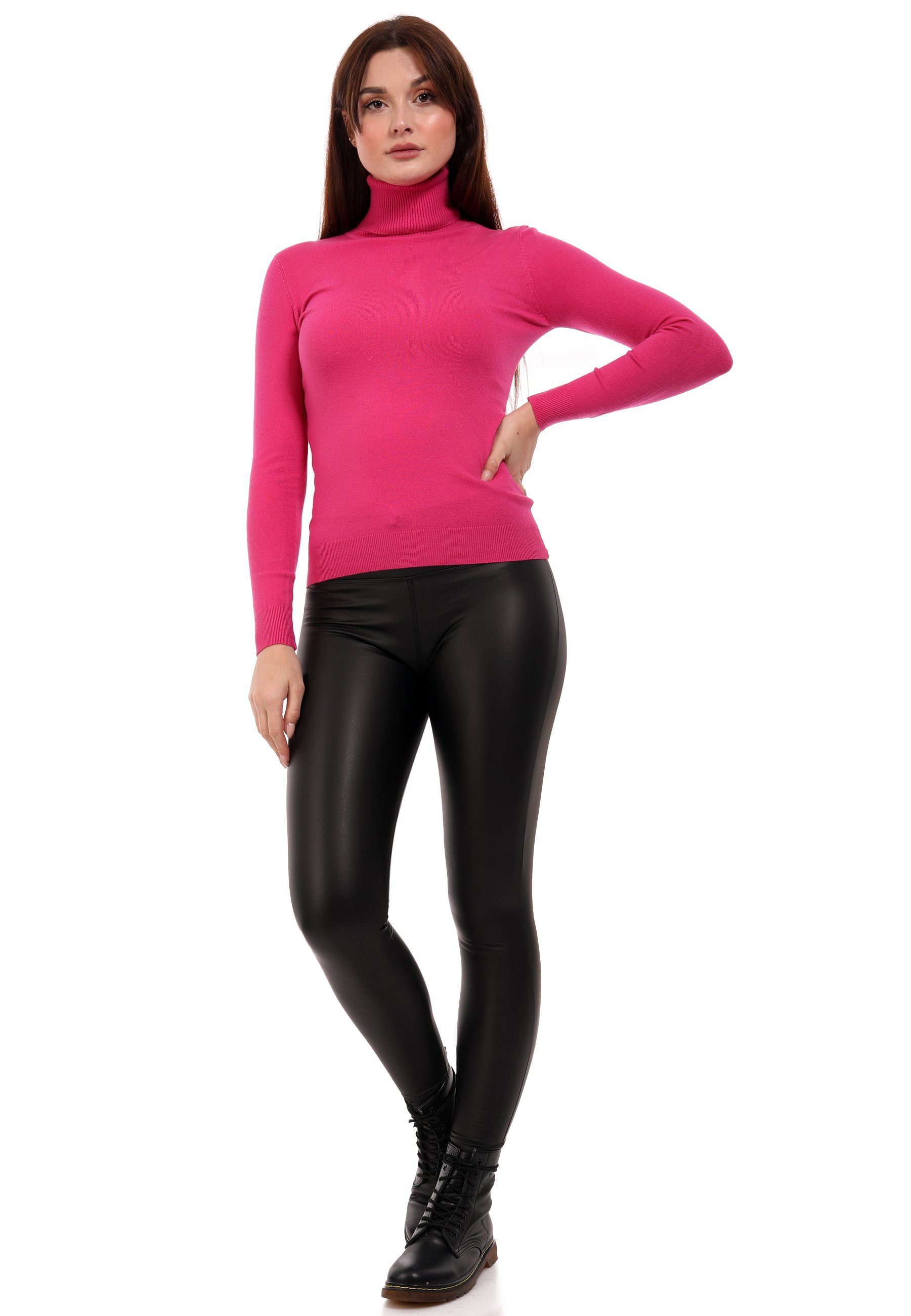 YC Fashion & Style Rollkragenpullover Basic Rollkragen Pullover Casual Roll günstig online kaufen