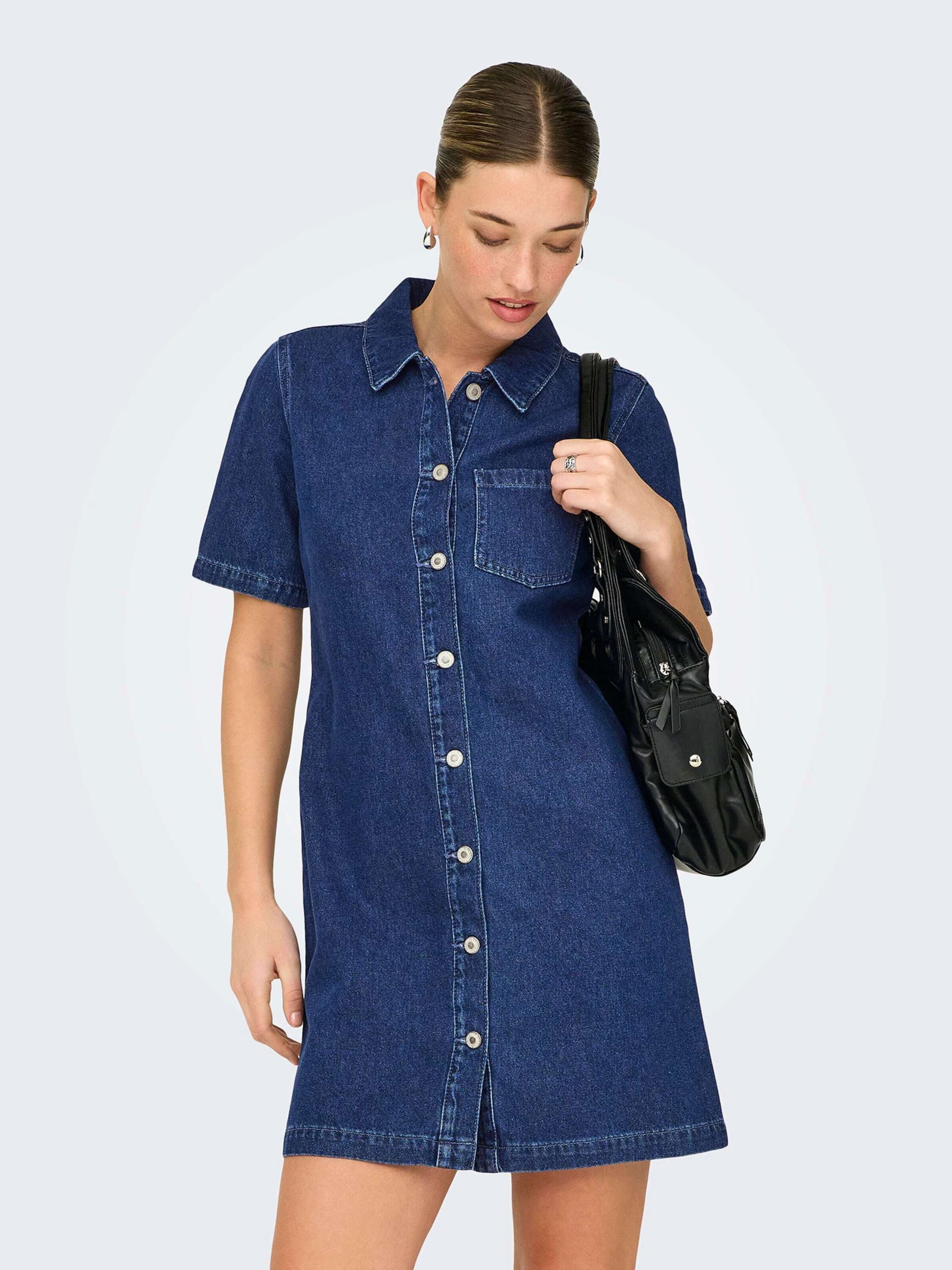 ONLY Jeanskleid ONLMILLE (1-tlg) Plain/ohne Details