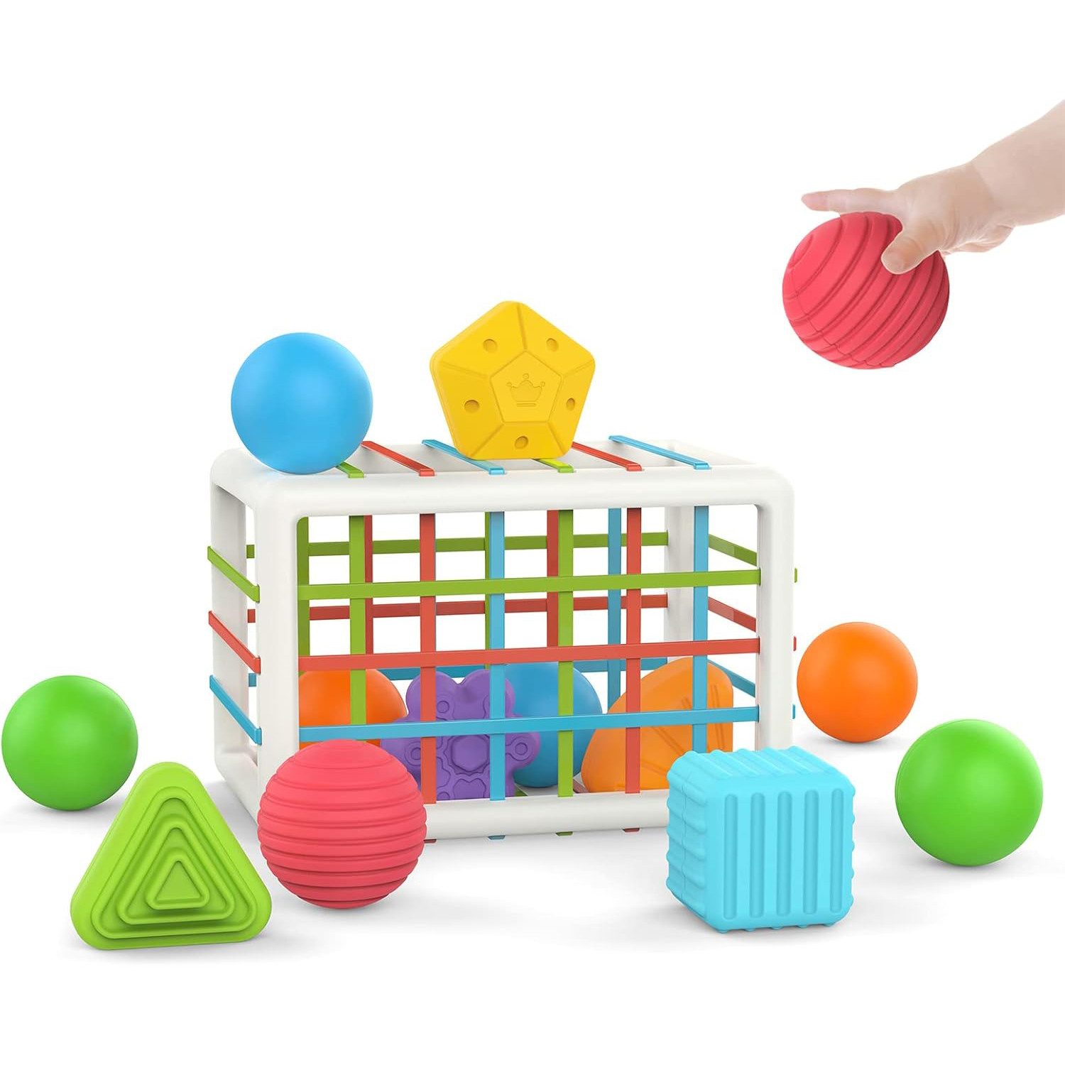 Bextcok Motorikwürfel Montessori Spielzeug aus Holz günstig online kaufen