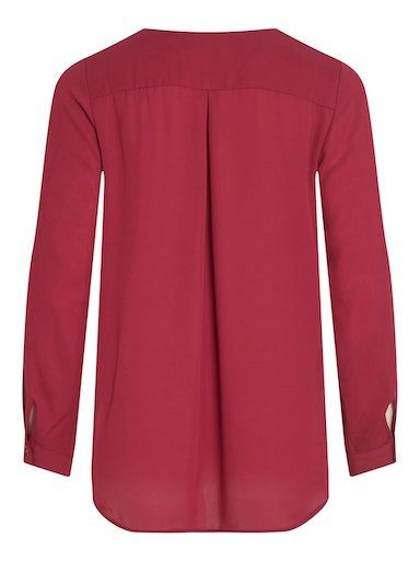 Vila Blusenshirt VILUCY L/S Red Beet SHIRT NOOS 