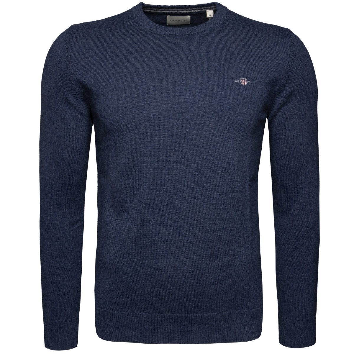 Gant Rundhalspullover Classic Cotton C-Neck Herren Hoodie, Sweatshirt, Pull günstig online kaufen