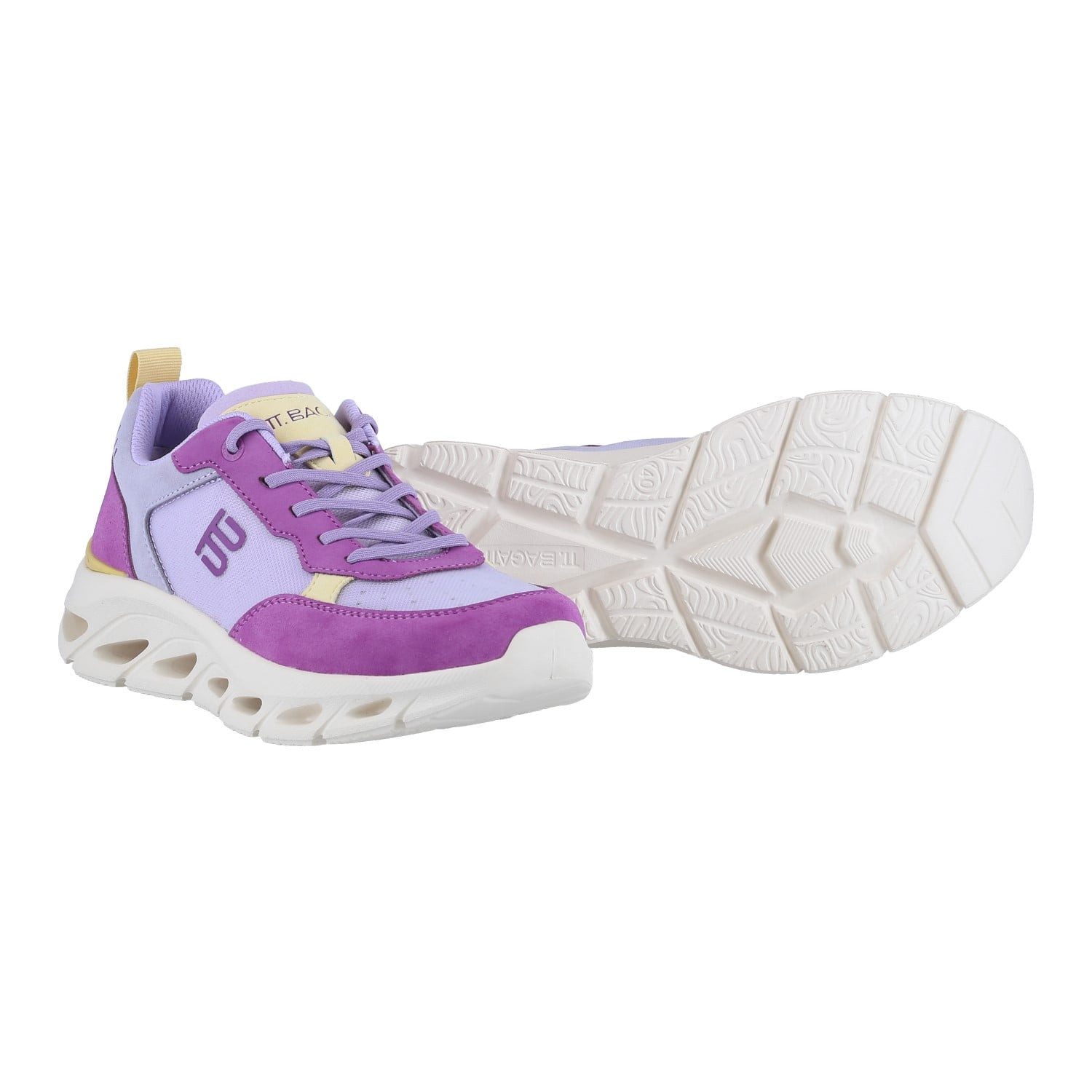 BAGATT D41-AW902 violett/gelb Damen Sneaker