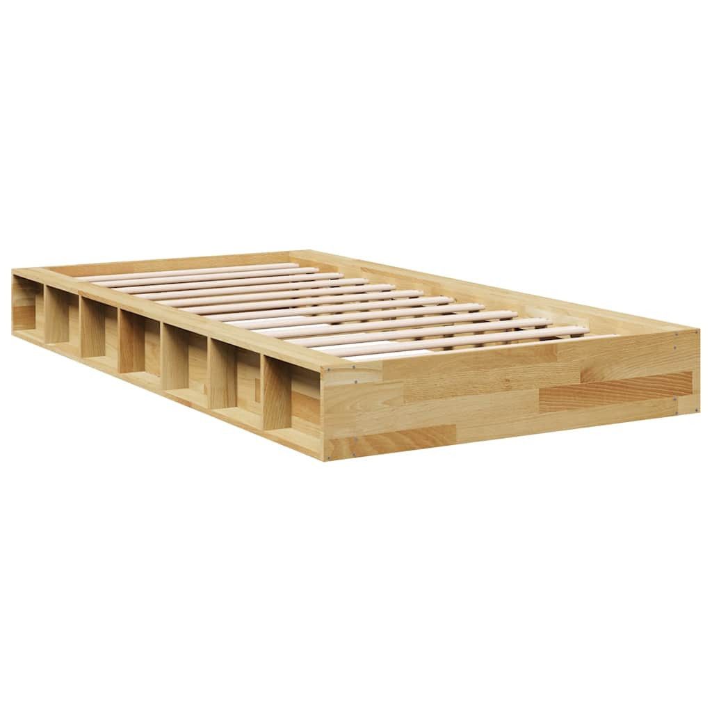 vidaXL Bett Massivholzbett ohne Matratze 90x200 günstig online kaufen