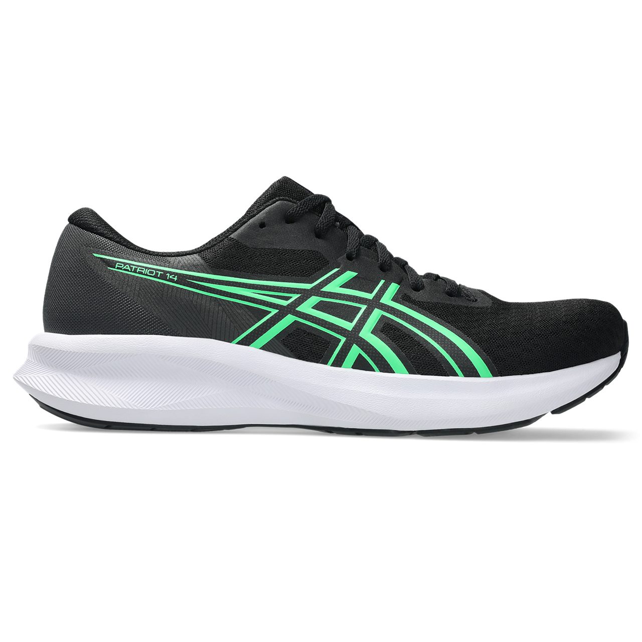 Asics PATRIOT 14 Laufschuh atmungsaktives Mesh-Obermaterial, Energiegeladene Mittelsohle