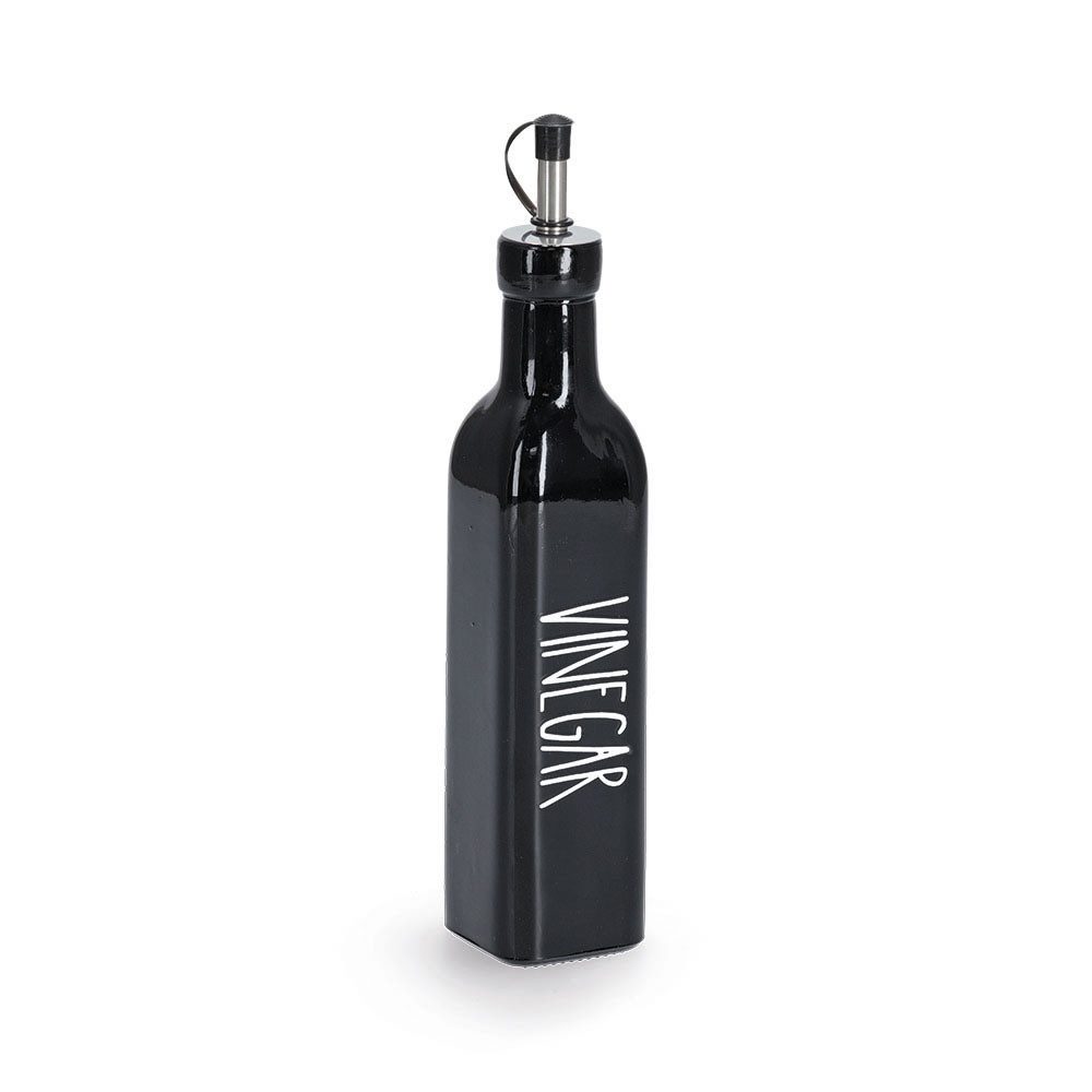 Zeller Present Glas Essigflasche 'Vinegar', Glas / Edelstahl / Silikon, 270 ml, /Metall