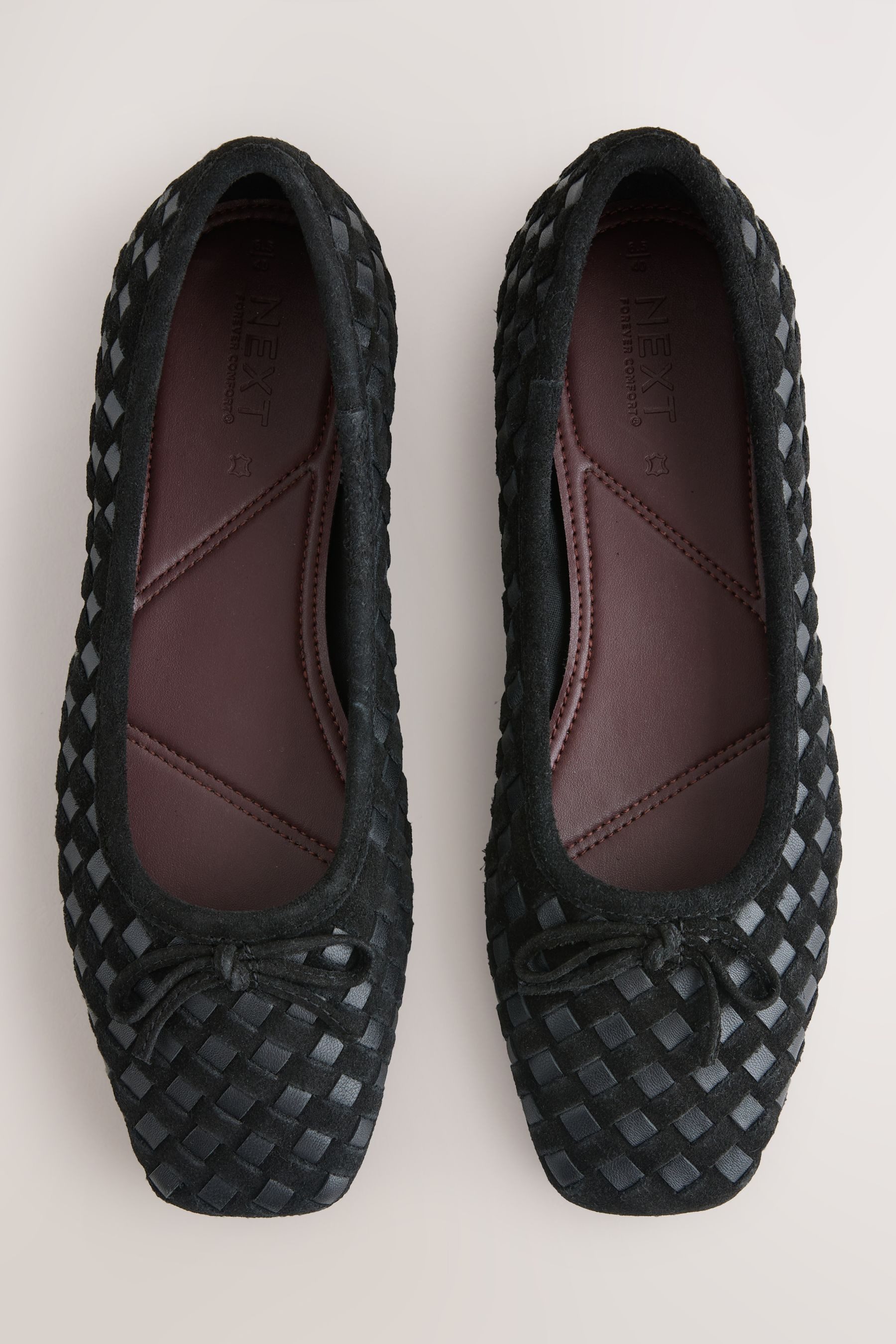 Next Forever Comfort® Ballerinas aus geflochtenem Leder Ballerina (1-tlg)