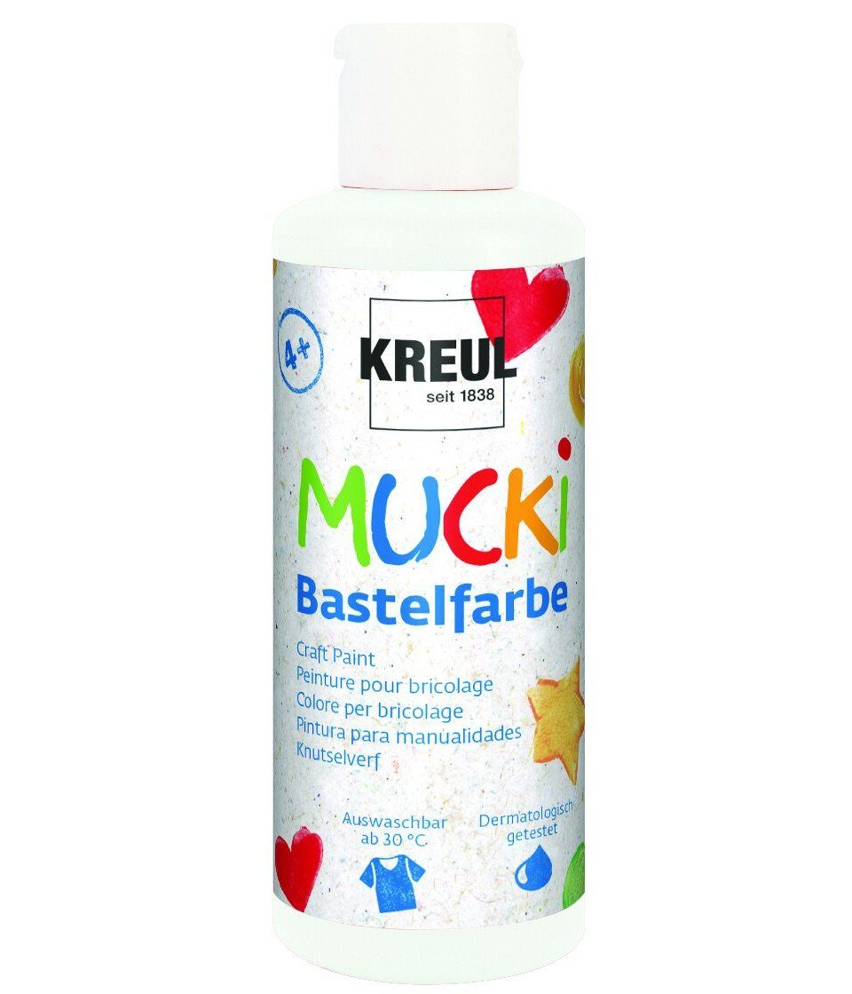 Bastelfarbe Kreul Mucki Bastelfarbe weiß 80 ml