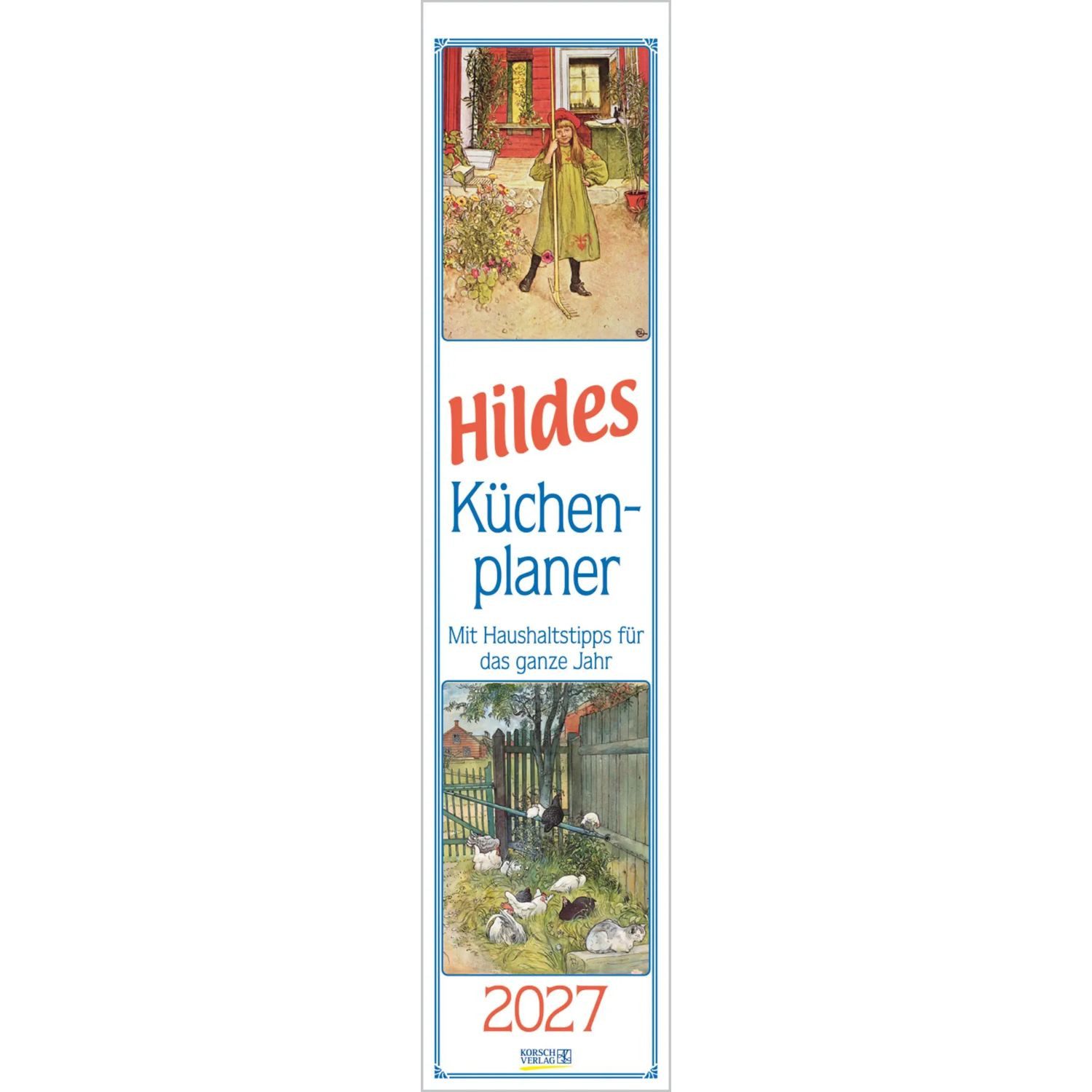 Korsch Verlag Wandkalender Hildes Küchenplaner 2027