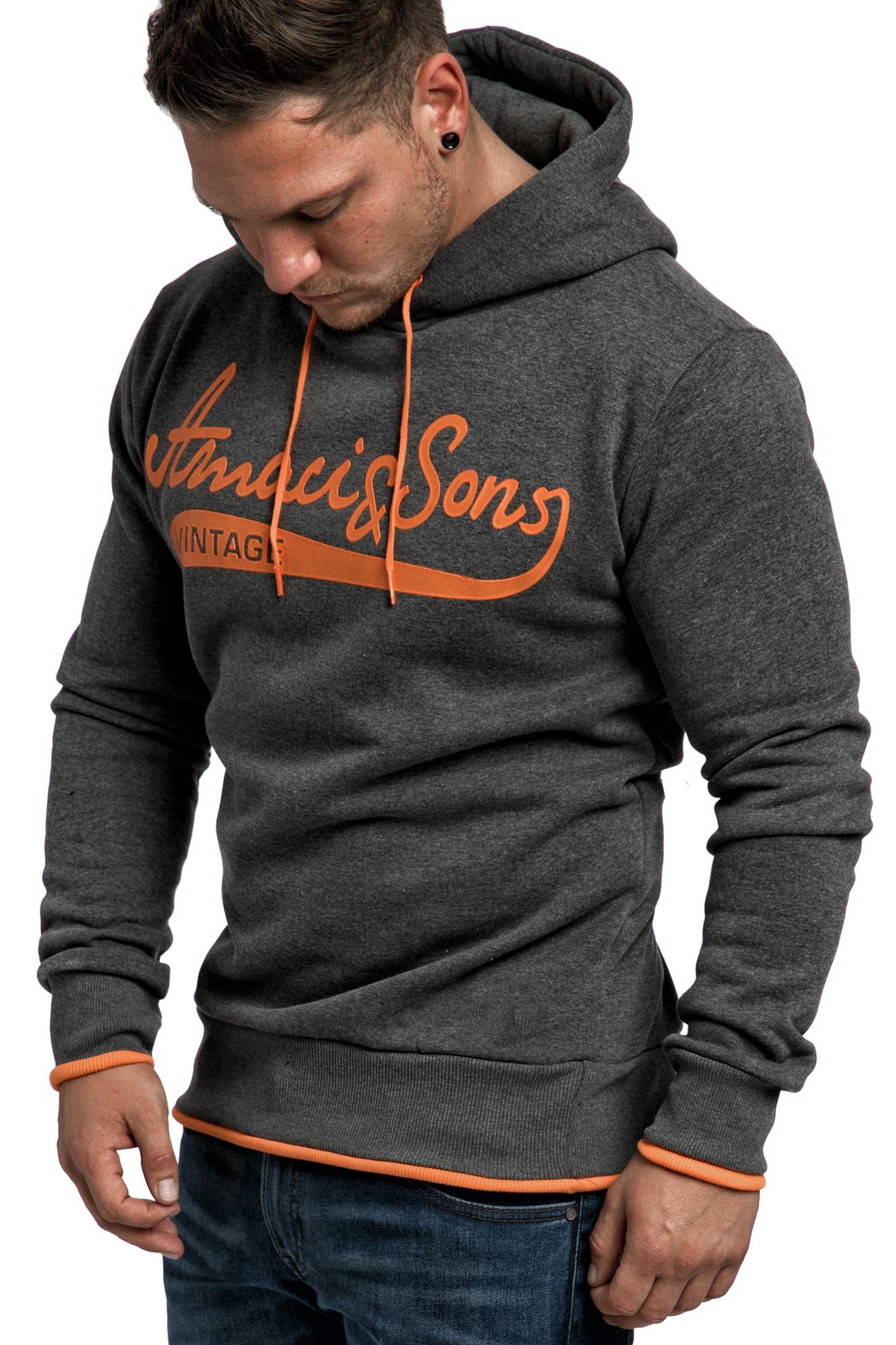 Amaci&Sons Kapuzenpullover MENIFEE Kapuzenpullover Herren Basic günstig online kaufen