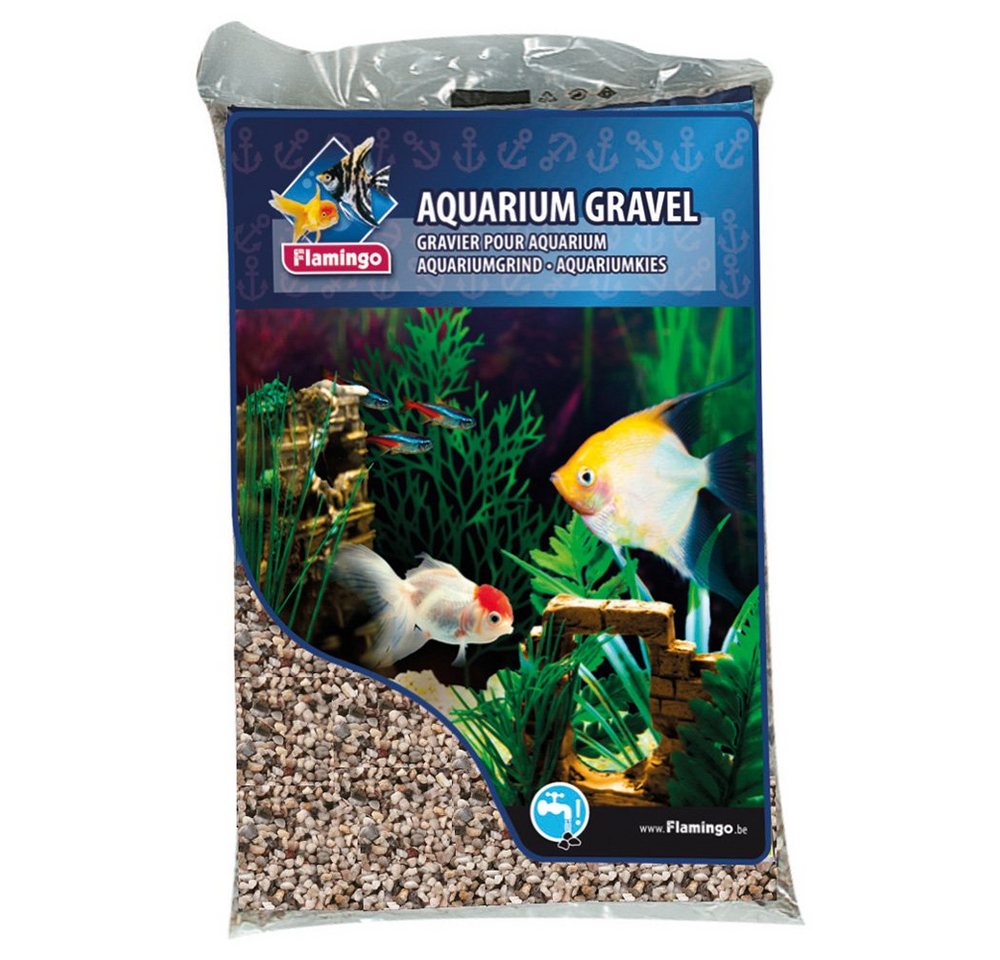 Flamingo Aquarienkies Kies light natur
