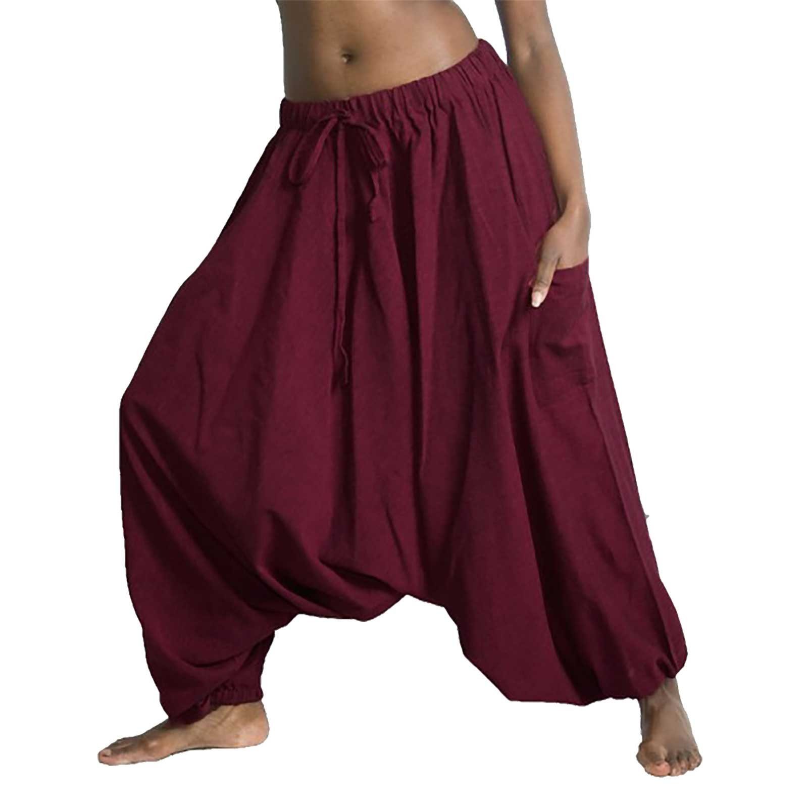 Haremshose KUNST UND MAGIE Orientalische Haremshose one size in vielen Farben