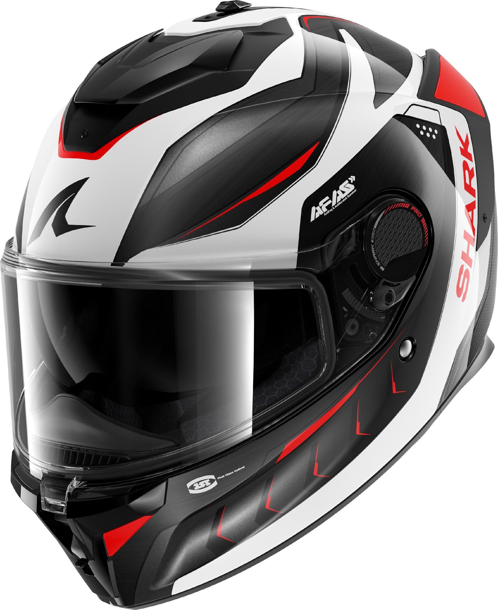 Shark Motorradhelm Spartan GT Pro Mekarium Carbon Helm, antifog beschichtet,vorbereitet für Kommunikationssystem,Notfalls