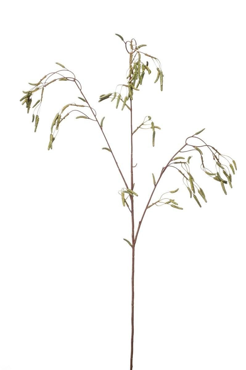 Kunstzweig Unechter Zweig Birke JENKFUN mit Blüten, grün, 95cm Birke, artplants, Höhe 95.0 cm