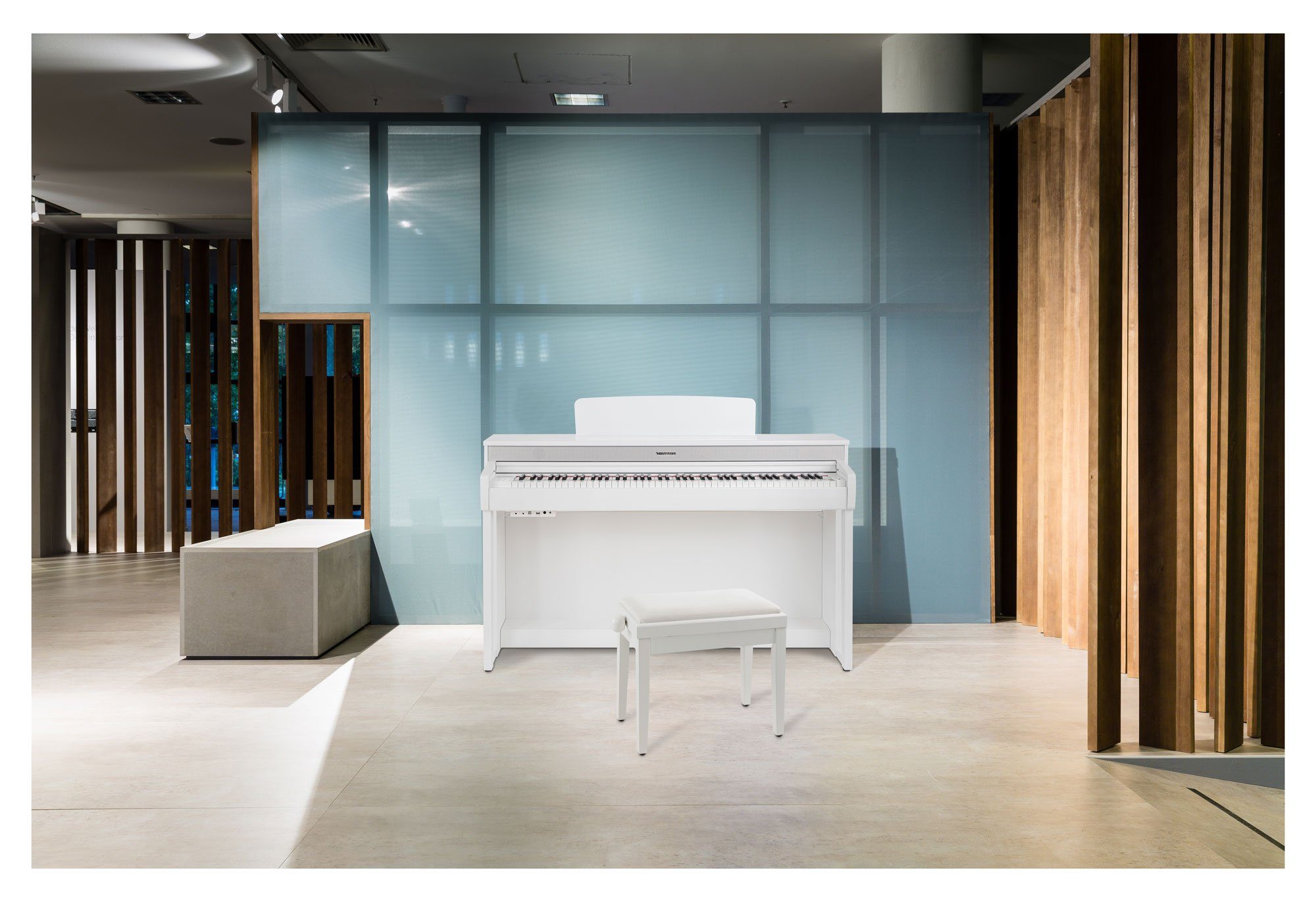 Steinmayer Digitalpiano DP-361 E-Piano Set - 88 Tasten mit Hammermechanik - Ebony/Ivory Touch (Spar-Set, inkl. Klavierbank, Kopfhörer, Pianoleuchte & Schule), Layer, Split, Twin Piano, Aufnahmefunktion - Bluetooth Audio/MIDI