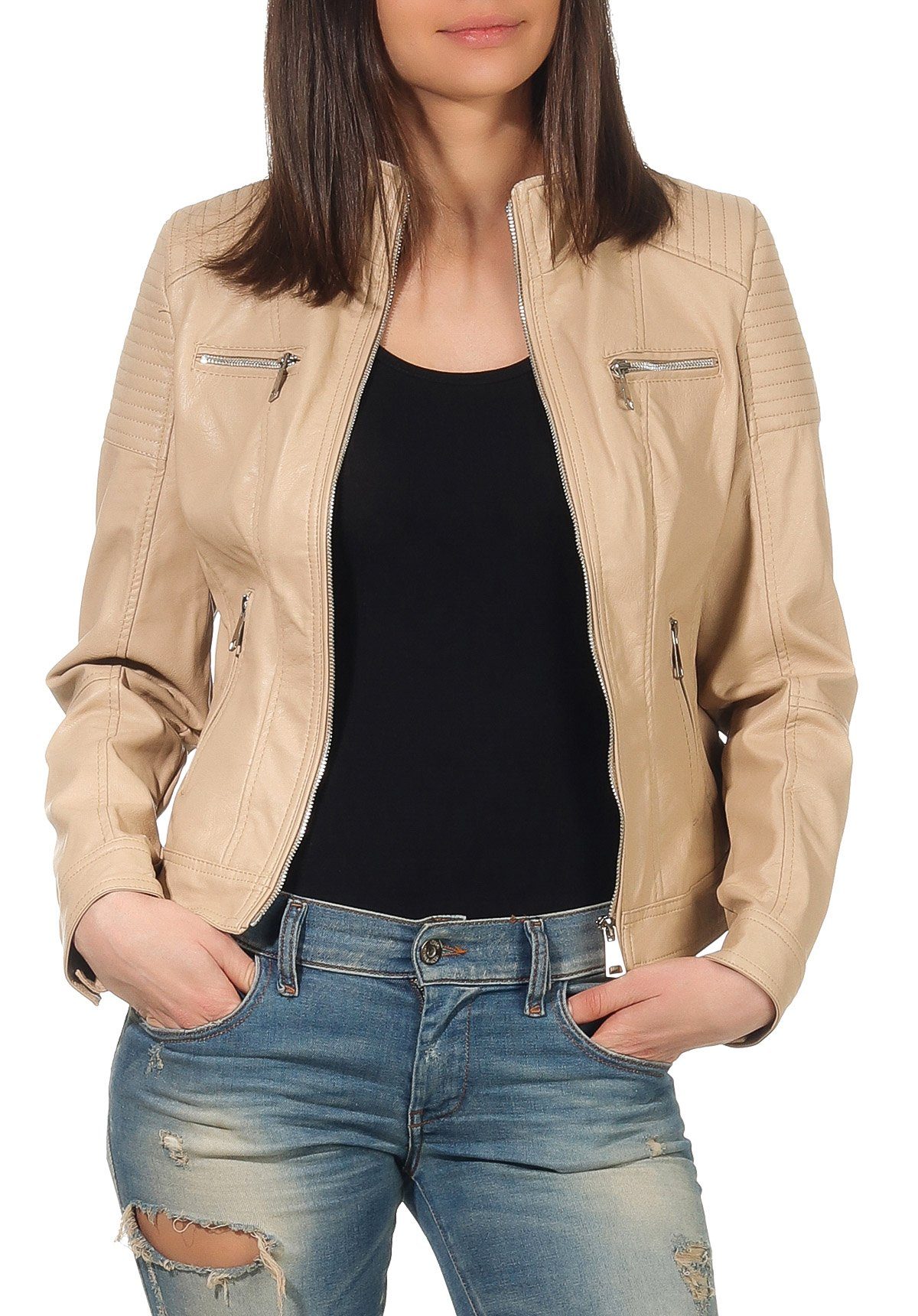 malito more than fashion Lederimitatjacke 5179 günstig online kaufen