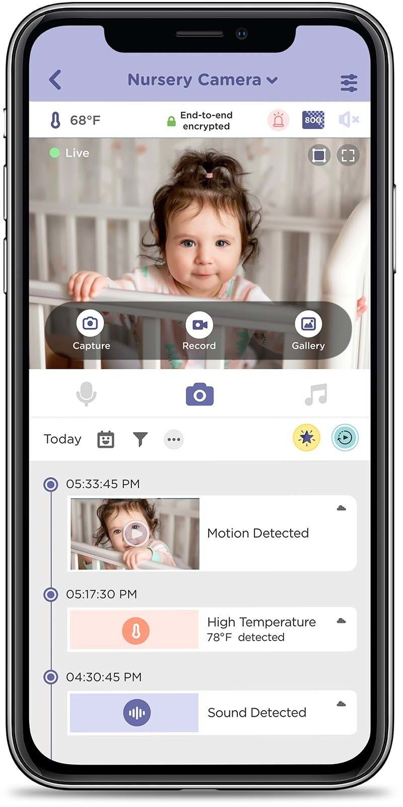 Pal Connected Hubble Connect Video-Babyphone Nursery