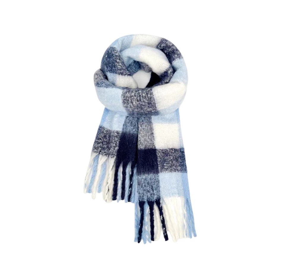 nsihing Modeschal Damen Schal Kariert Stolen übergroßer Herbstschal Winterschal Karo, Tartan Schultertuch Plaid Deckenschal Modeschal Weicher Warmer