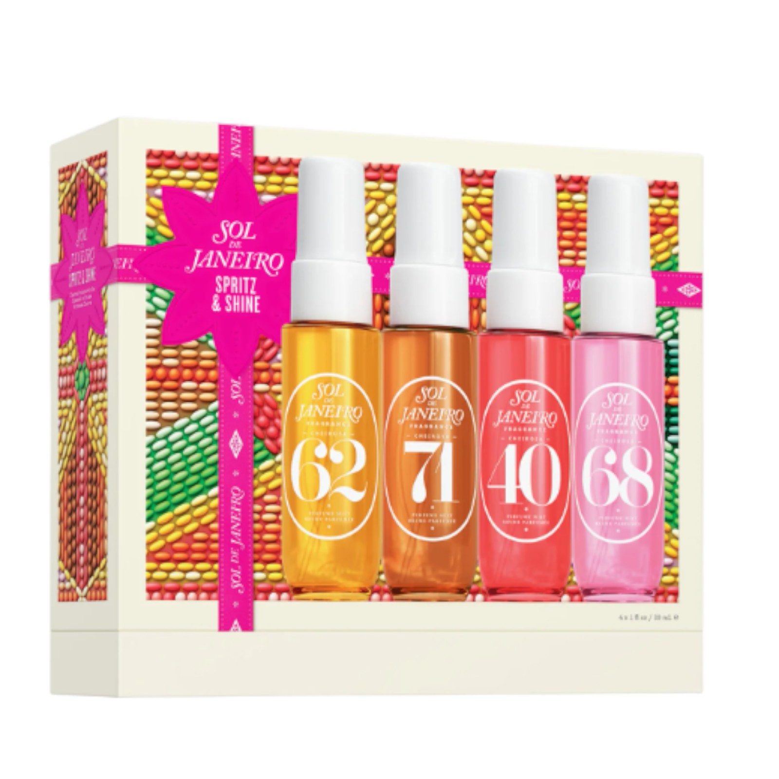 Sol de Janeiro Pflege-Geschenkset SPRITZ & SHINE GIFT SET - Körperpflegeset Reisegröße, 4-tlg.