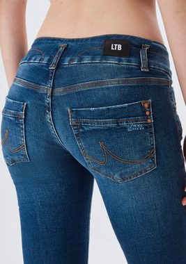 LTB Slim-fit-Jeans ZENA mit breitem Bund mit Doppelknopf