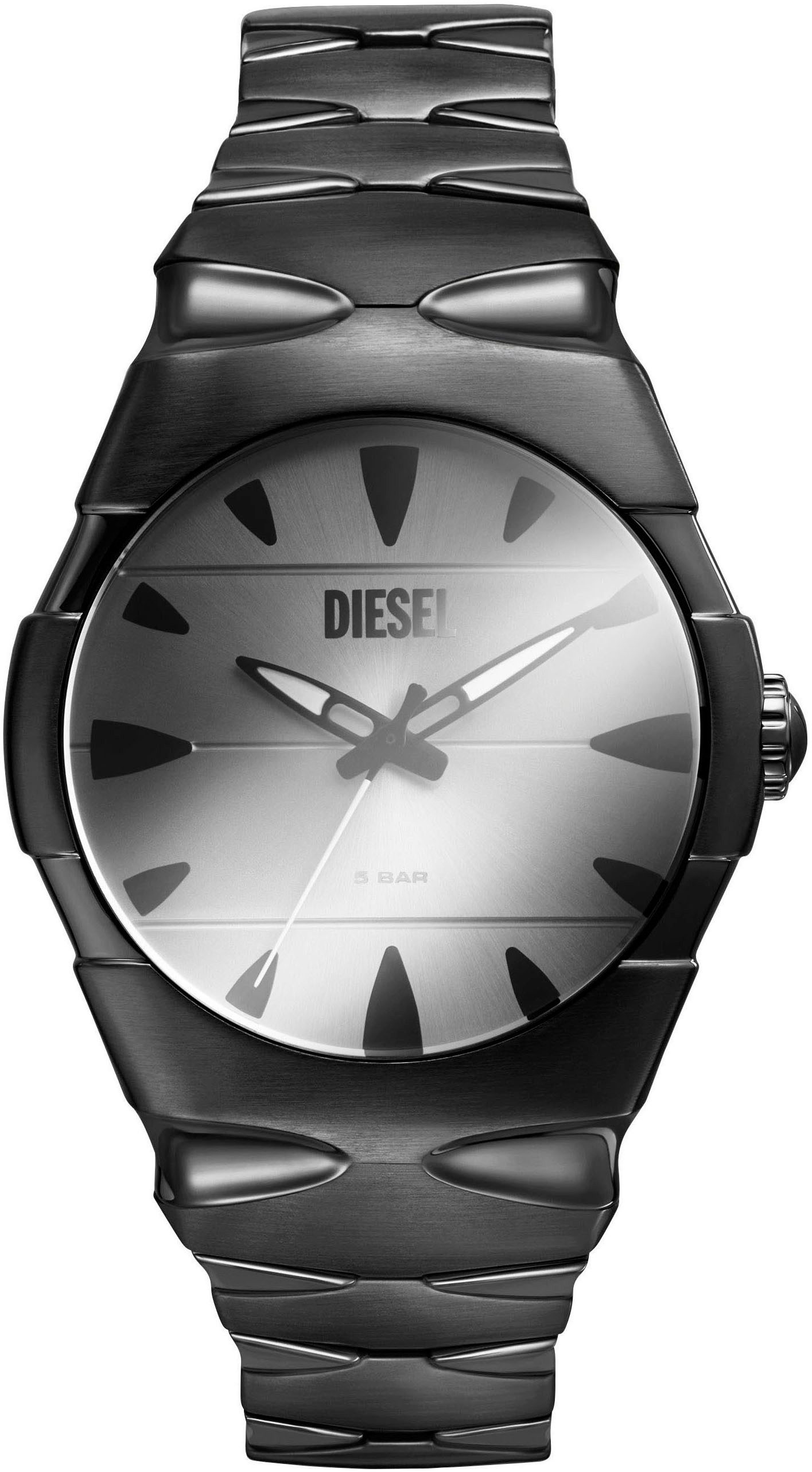 Diesel Quarzuhr D-SRUPTOR DZ2213, Armbanduhr, Herrenuhr, Damenuhr, Edelstahlarmband