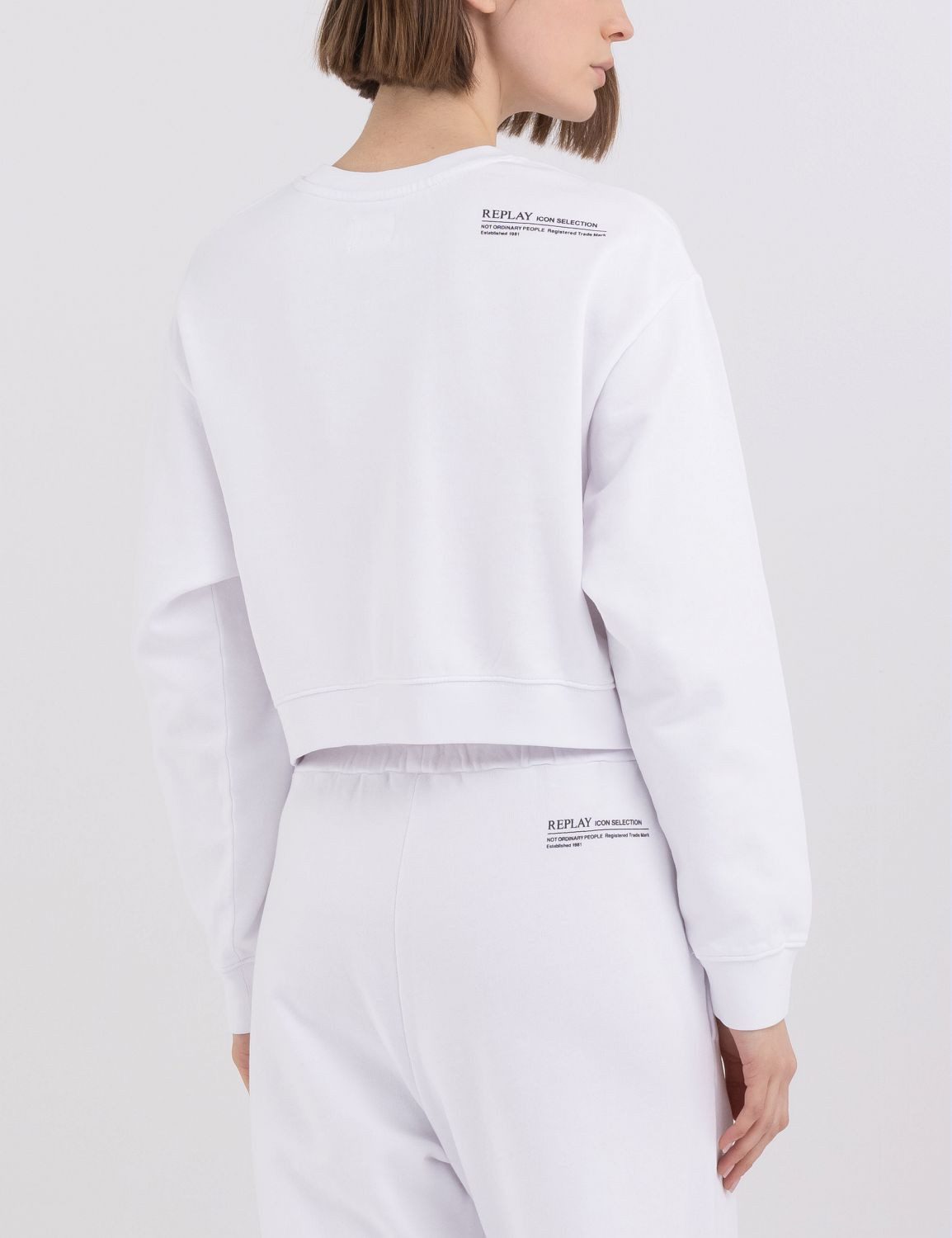 Replay Sweatshirt P.Dyed Cotton Fleece günstig online kaufen