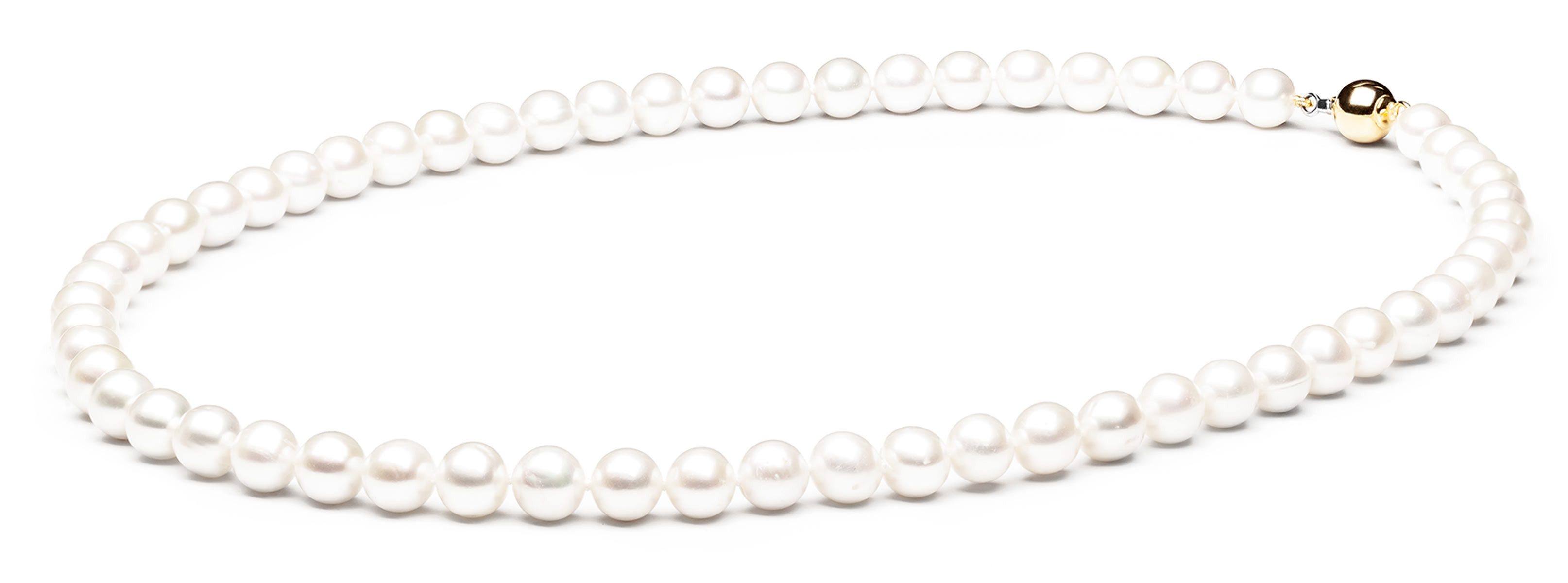 Gaura Pearls Perlenkette weiß, klassisch, 50 günstig online kaufen