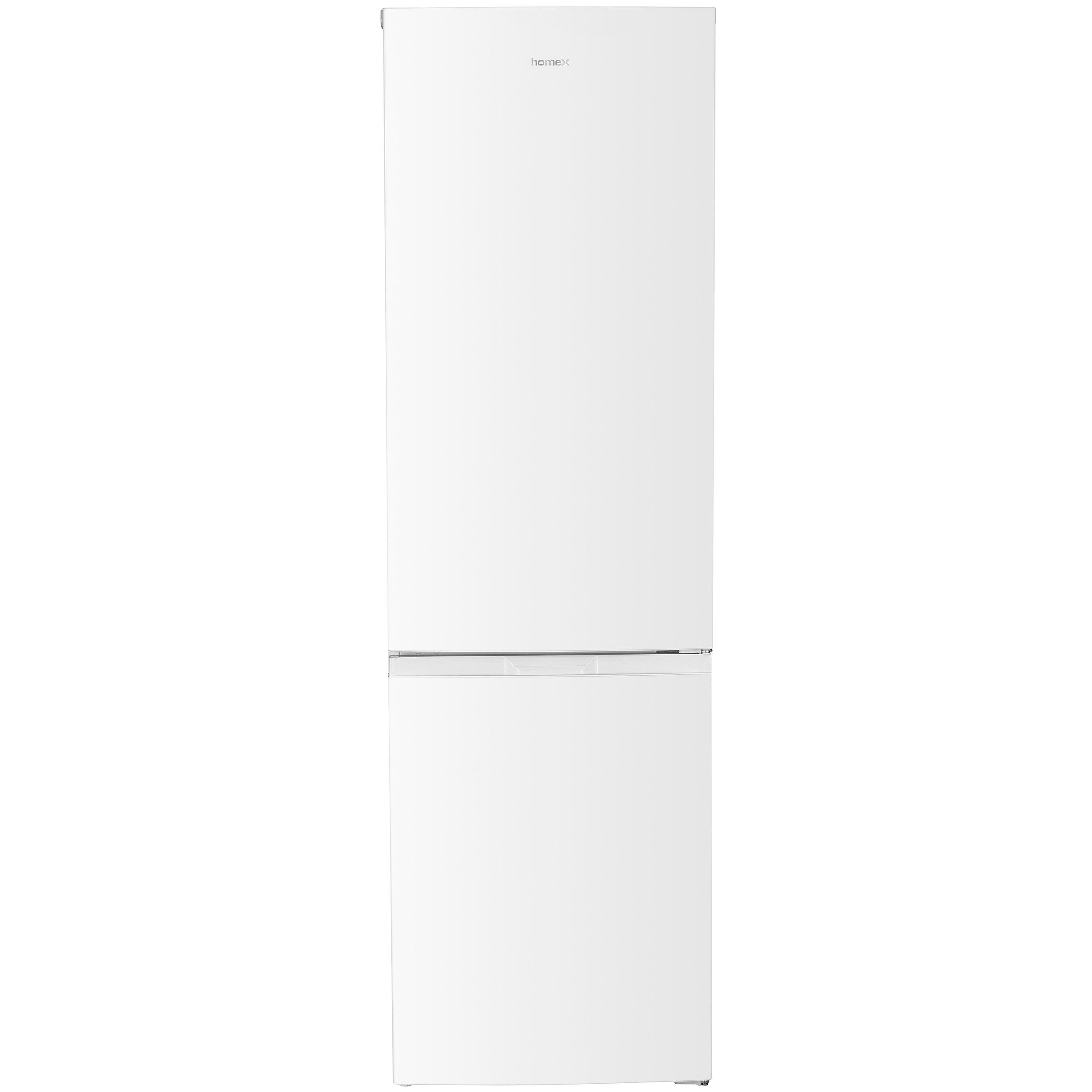 homeX Kühl-/Gefrierkombination CFS3151C-W, 186 cm hoch, 60 cm breit, 315 Liter Nutzinhalt, Kühlschrank mit Gefrierfach, freistehend, groß