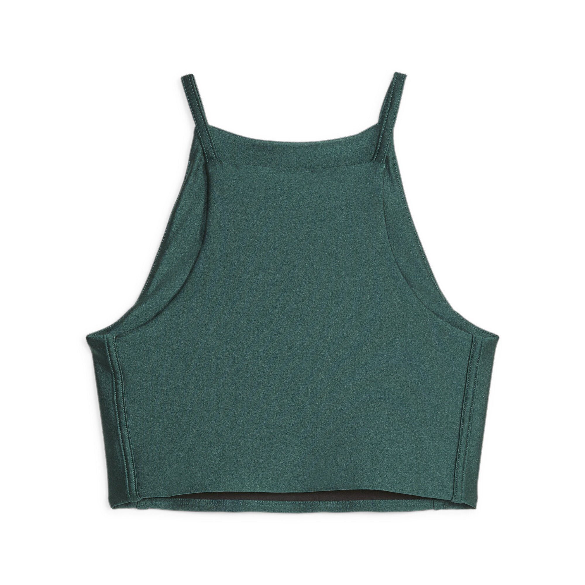 T-Shirt Crop Green Malachite Top T7 Damen PUMA Shiny