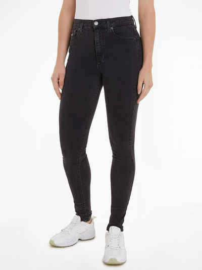Tommy Jeans Skinny-fit-Jeans Jeans SYLVIA HR SSKN CG4 mit Logobadge und Labelflags
