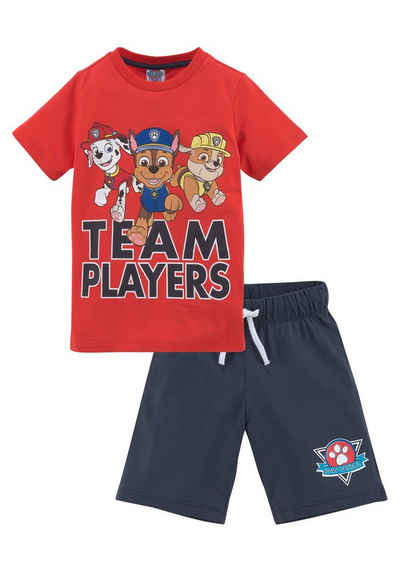 PAW PATROL T-Shirt & Bermudas »TEAM PLAYERS« (Set, 2-tlg)