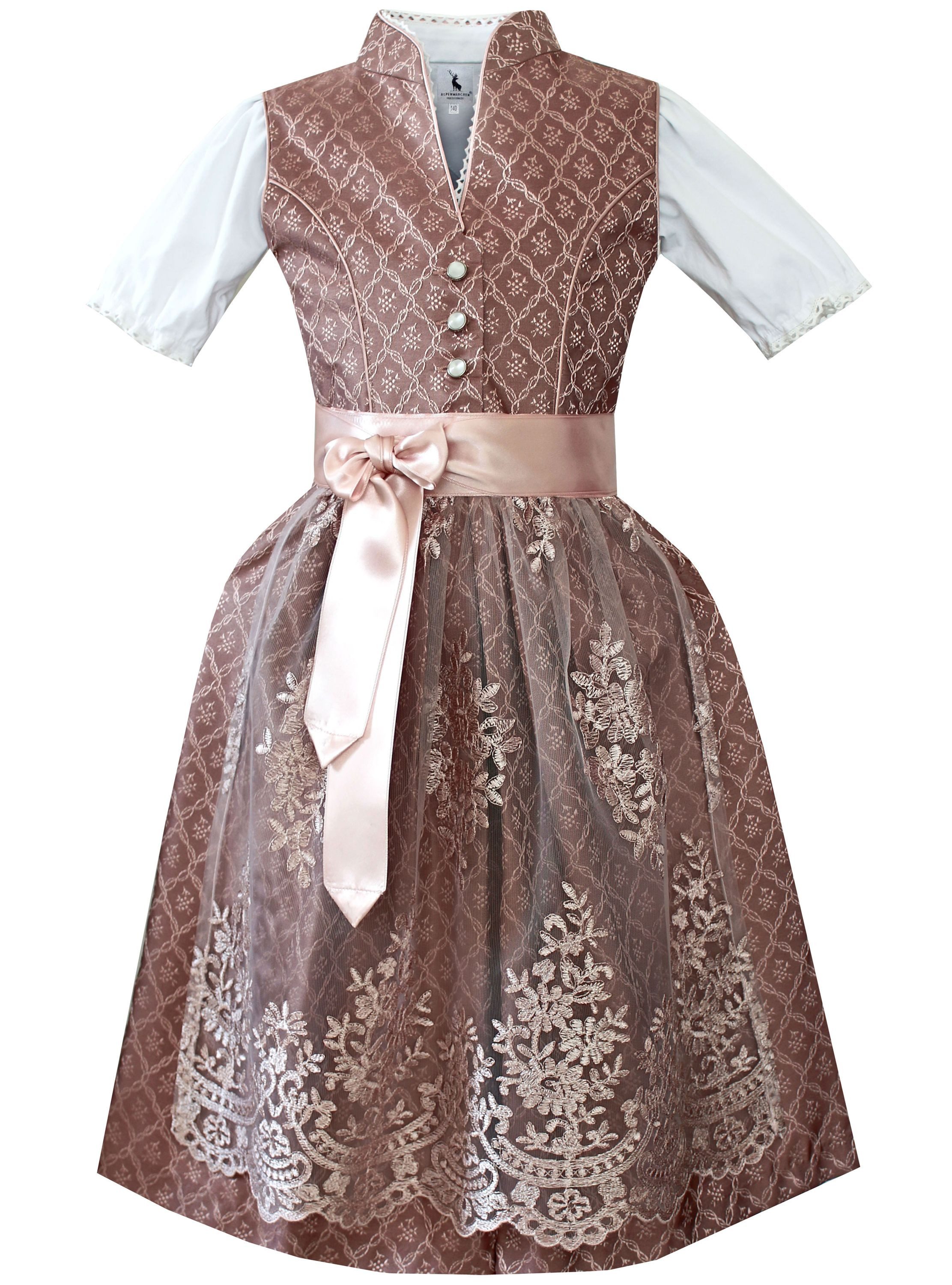 Dirndl Kinderdirndl Nova in Rosa - ALM-K954