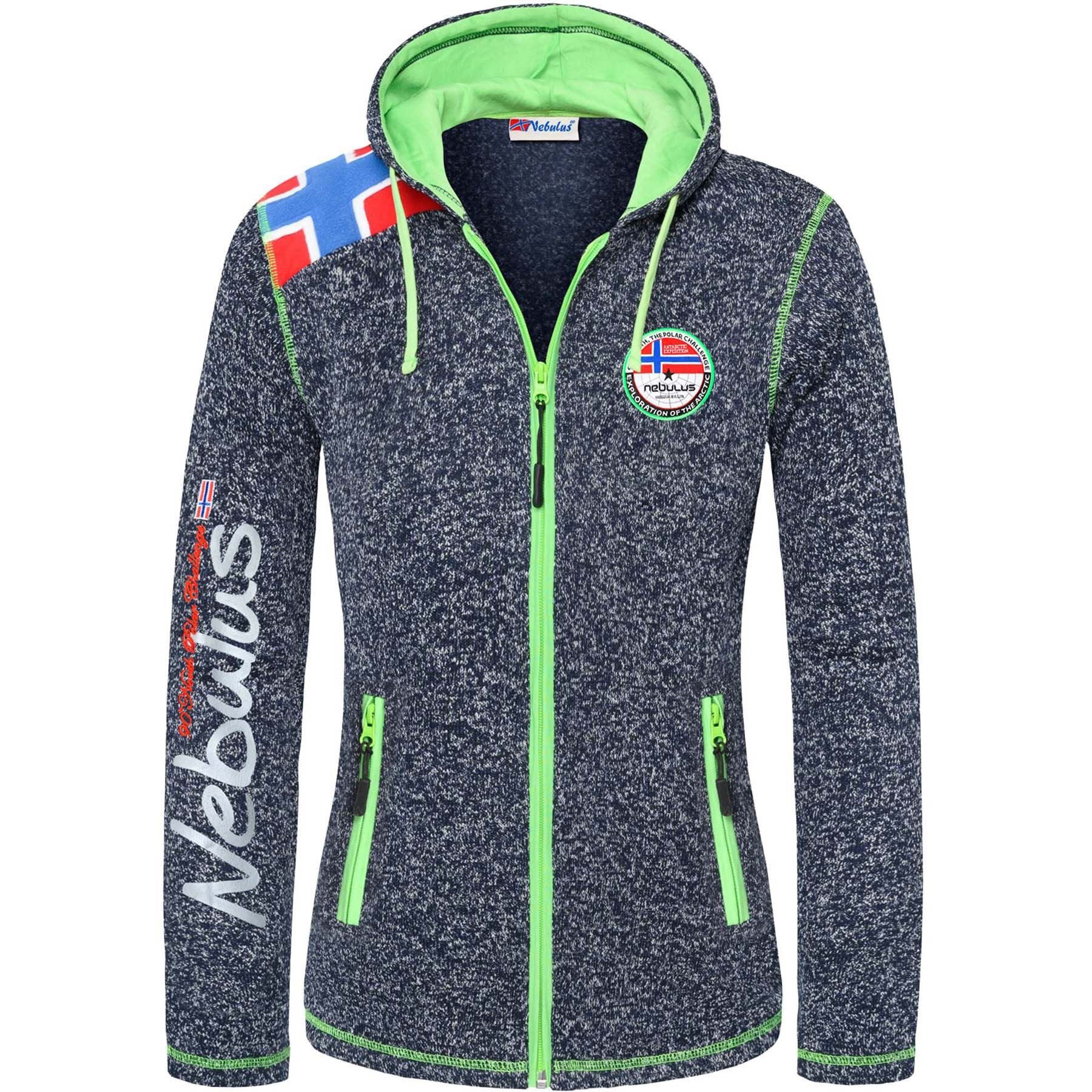 Nebulus Fleecejacke NORSKA, P4651 - Damen, navy meliert, S/36 günstig online kaufen