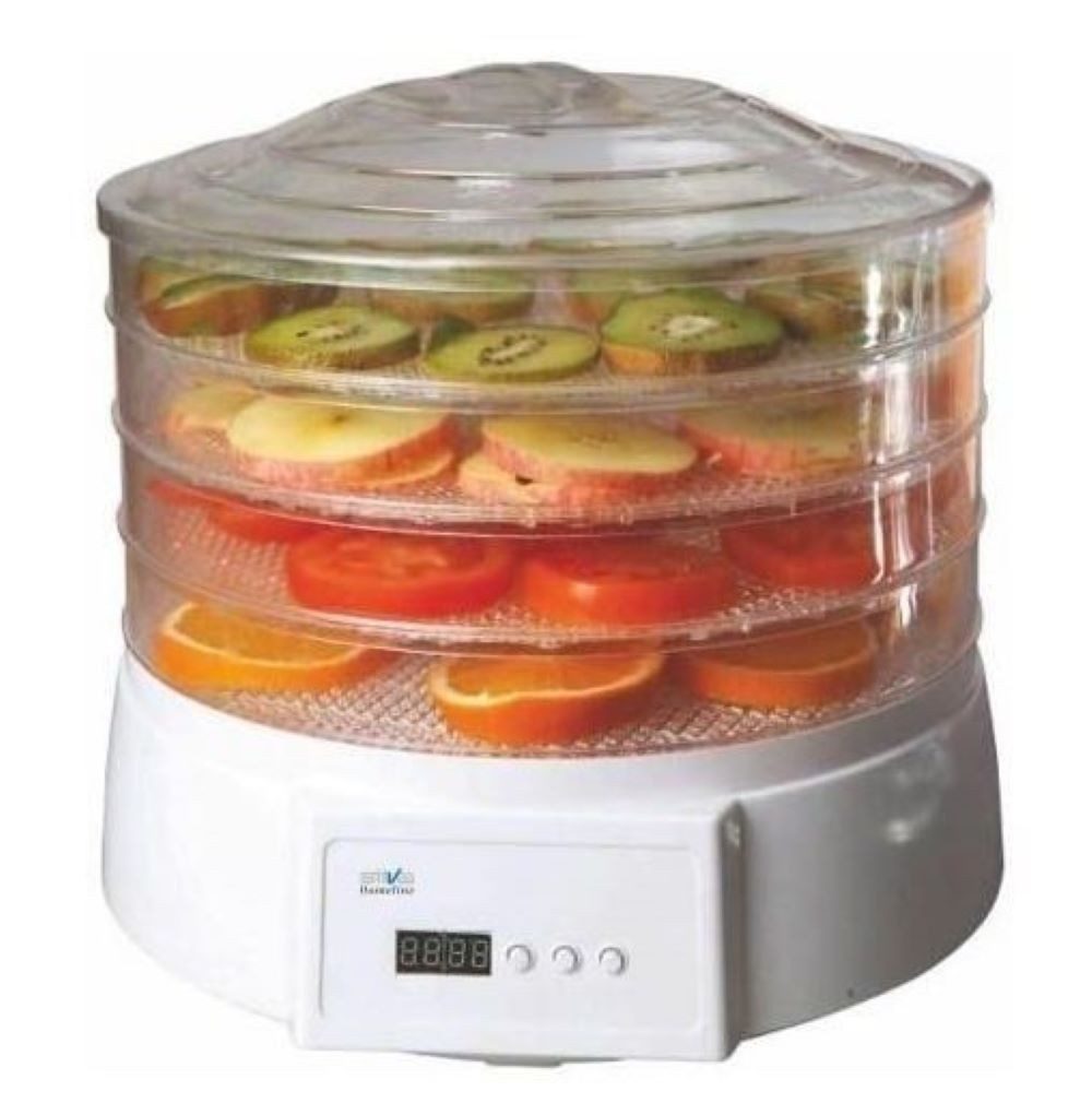 Silva Homeline Dörrautomat DA-400, 4 Etagen, LED, variable Temperatur, Timer, 350W