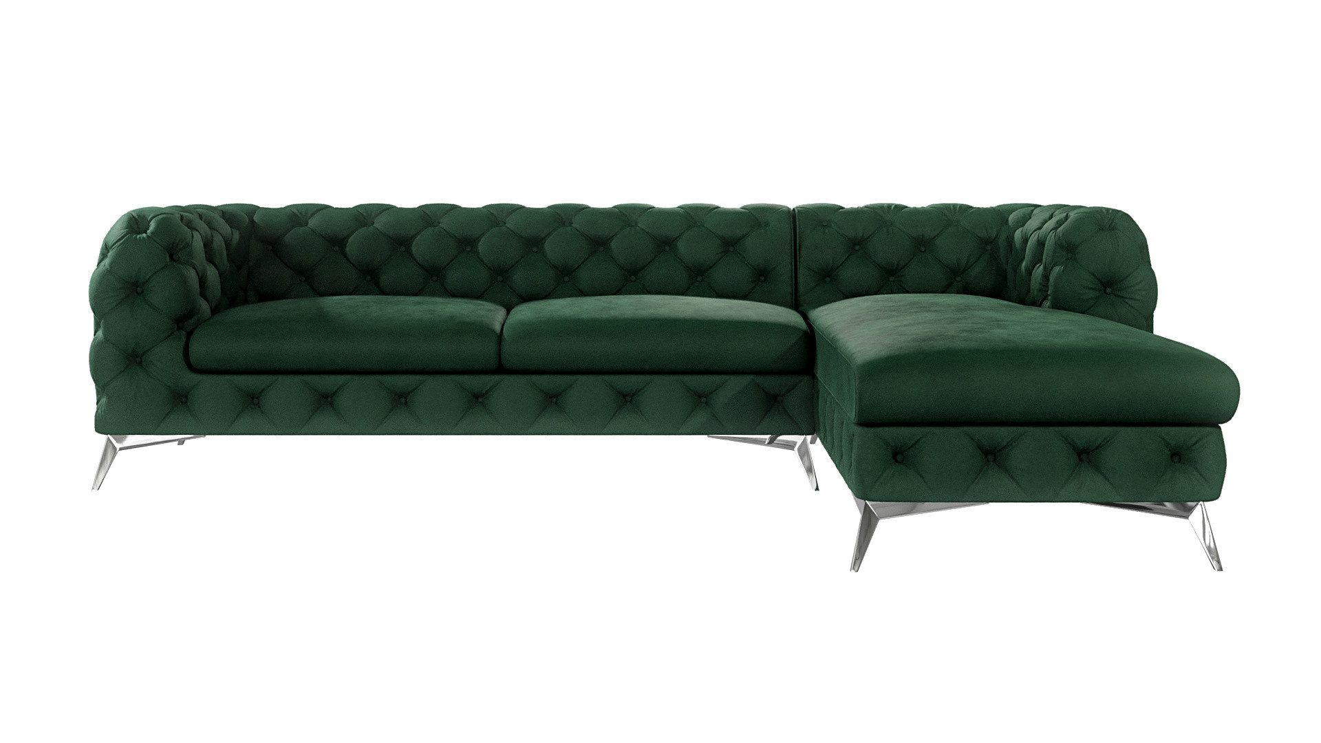 S-Style Möbel Ecksofa Kalina, Chesterfield mit günstig online kaufen