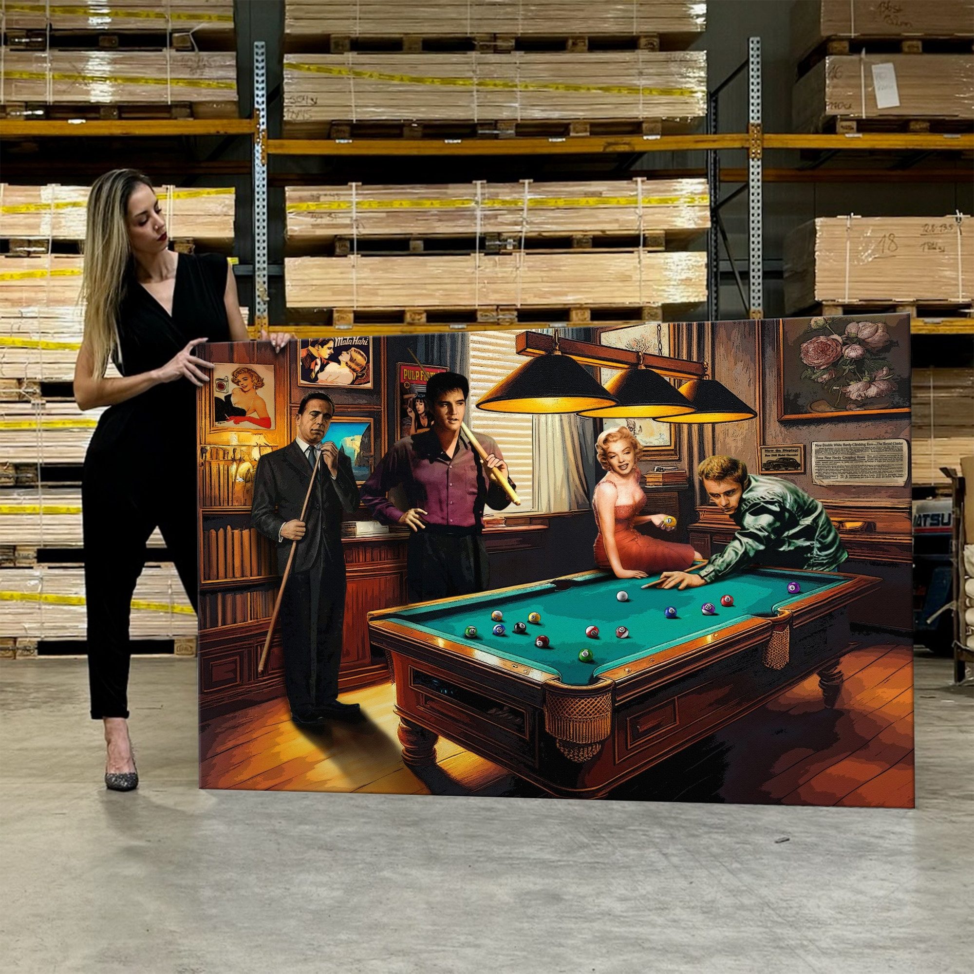 Artmazing Leinwandbild Pool Of Legends, XXL günstig online kaufen