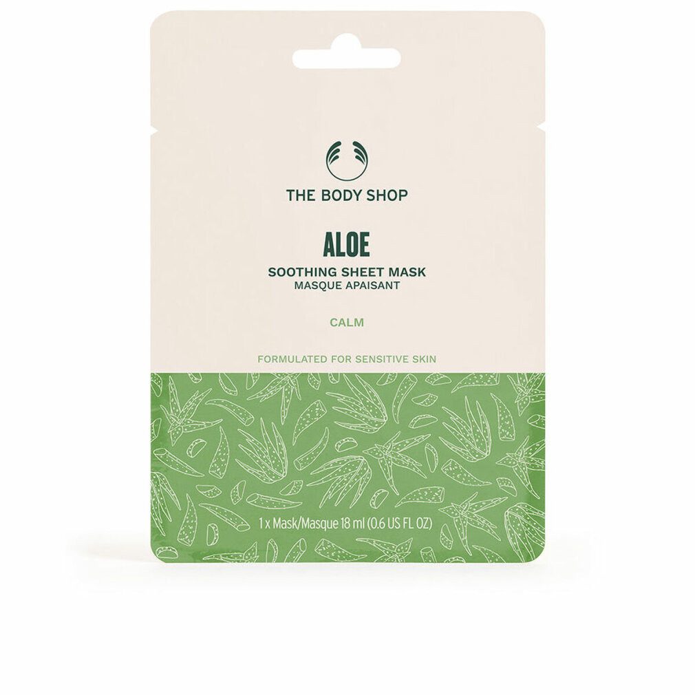 The Body Shop Gesichtsmaske ALOE beruhigende Blattmaske 18 ml