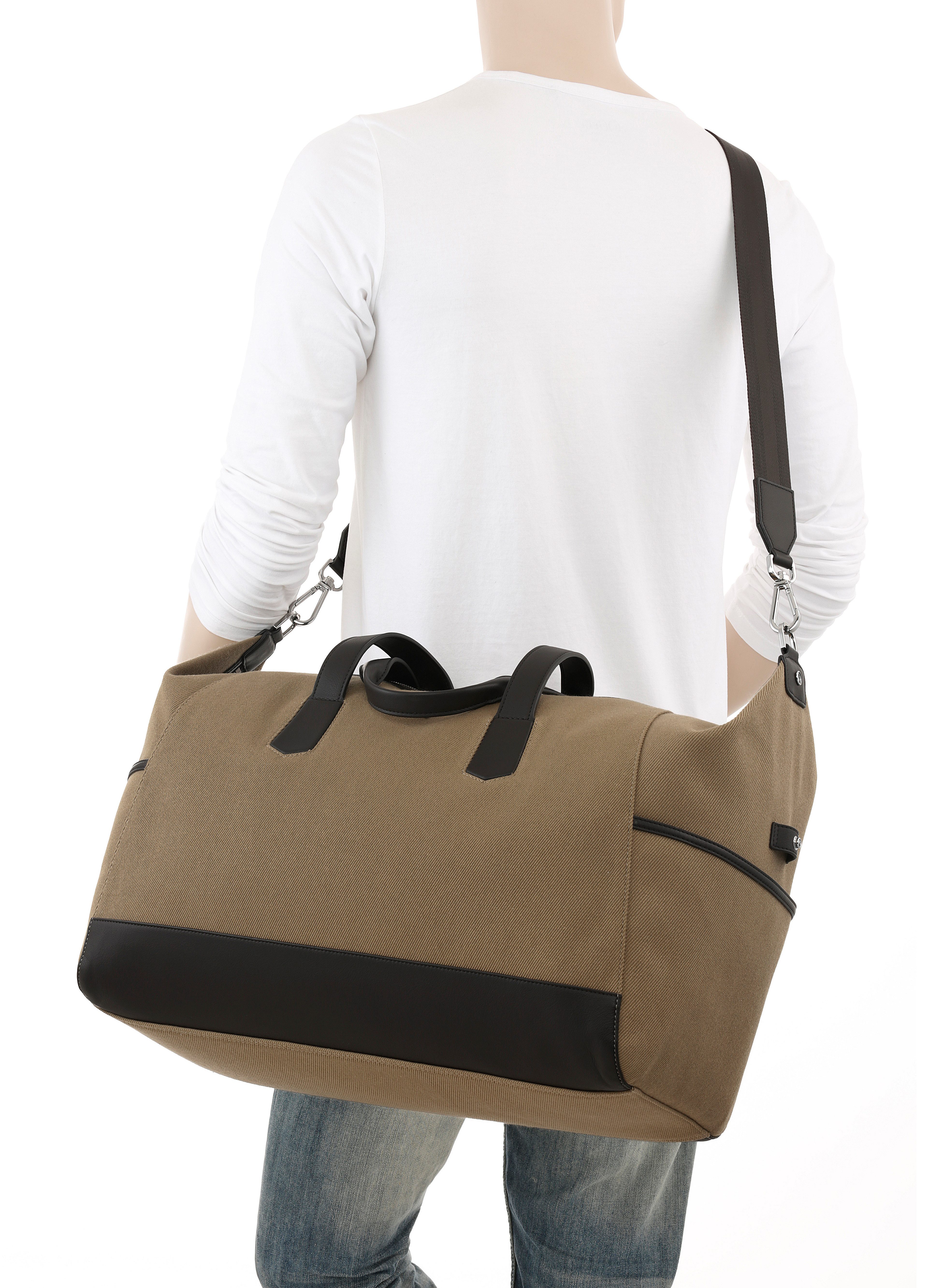 BOSS Weekender Dakkar_Holdall, Unisex Reisetasche, Urlaubstasche mit Kontrastbesatz