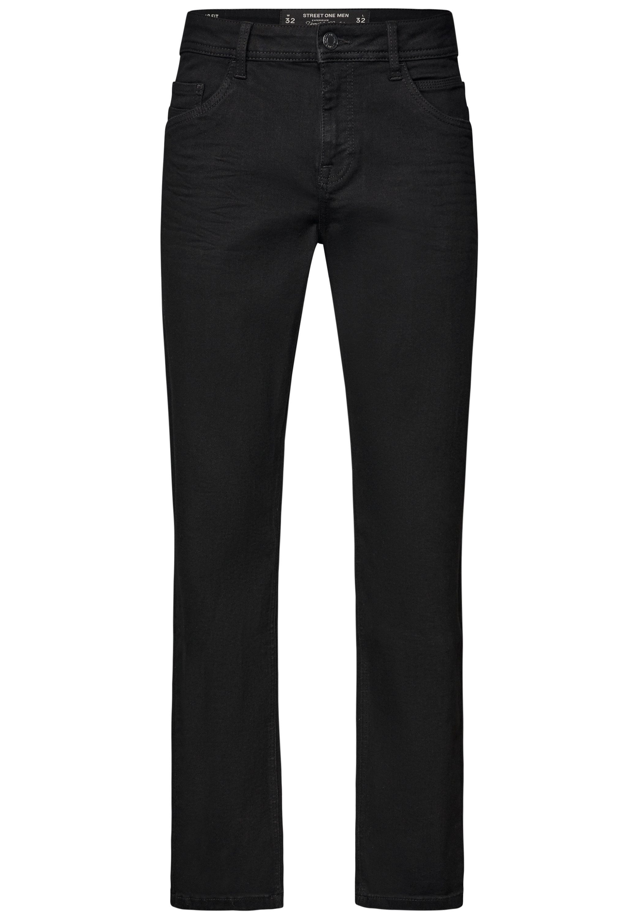 STREET ONE MEN Regular-fit-Jeans aus Baumwolle mit Stretchanteil