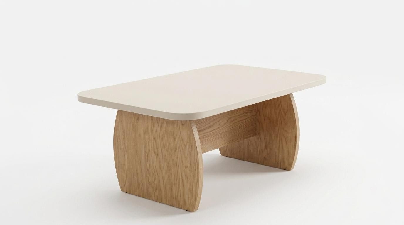 JVmoebel Couchtisch Couchtisch modern beige rechteckig bequem praktisch Wohnzimmer (1-St., 1-tlg)