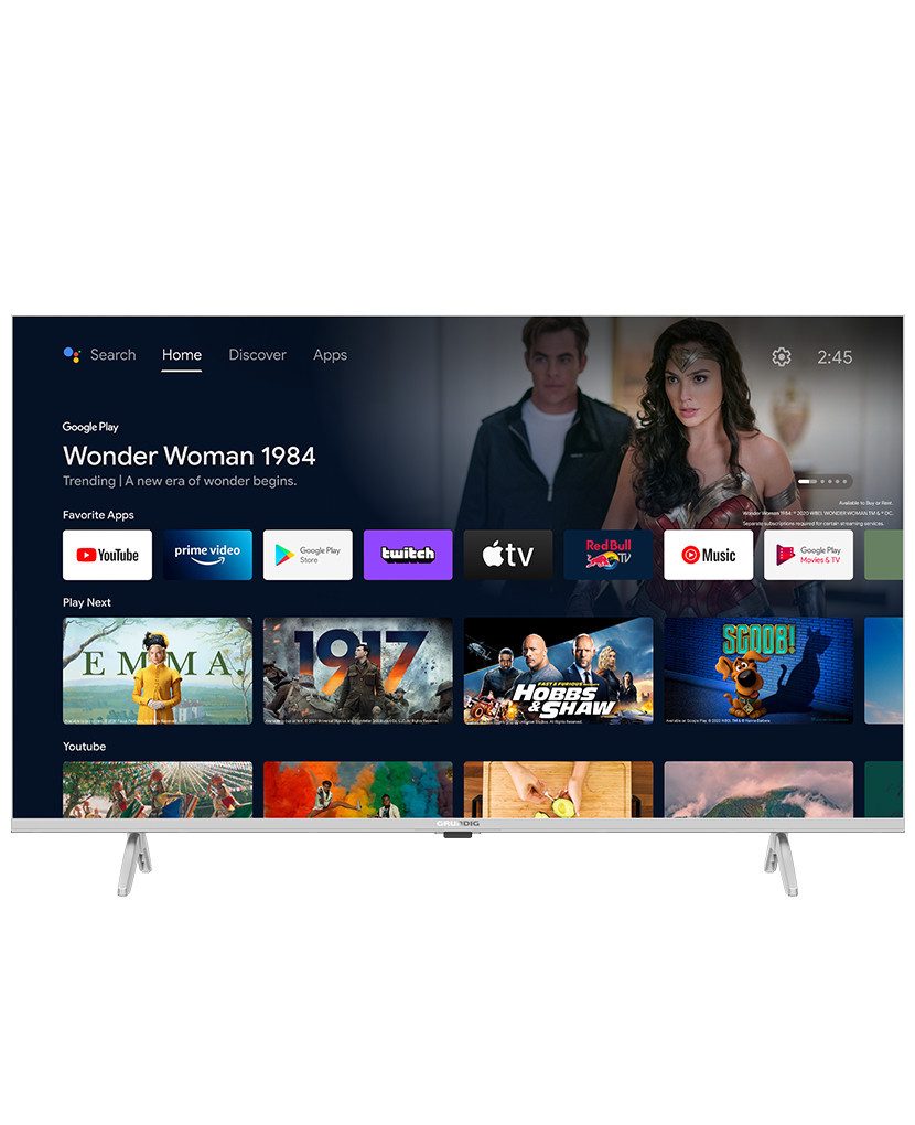 Grundig 32 CHA 6390 Zürich LED-Fernseher (80 cm/32 Zoll, HD ready, Grundig Android TV, Chromecast built-in, Magic Fidelity, HD ready, Bluetooth)