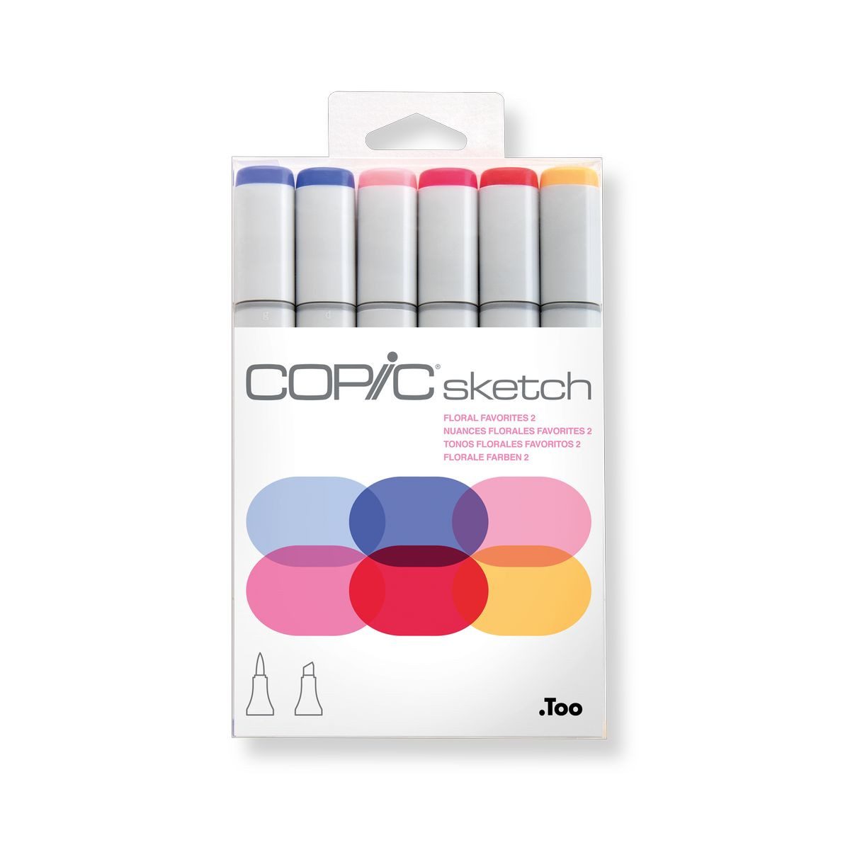 COPIC Dekorationsfolie Copic Pinselmarker Set Sketch Floral Favorite 2 floral favorite 2 6