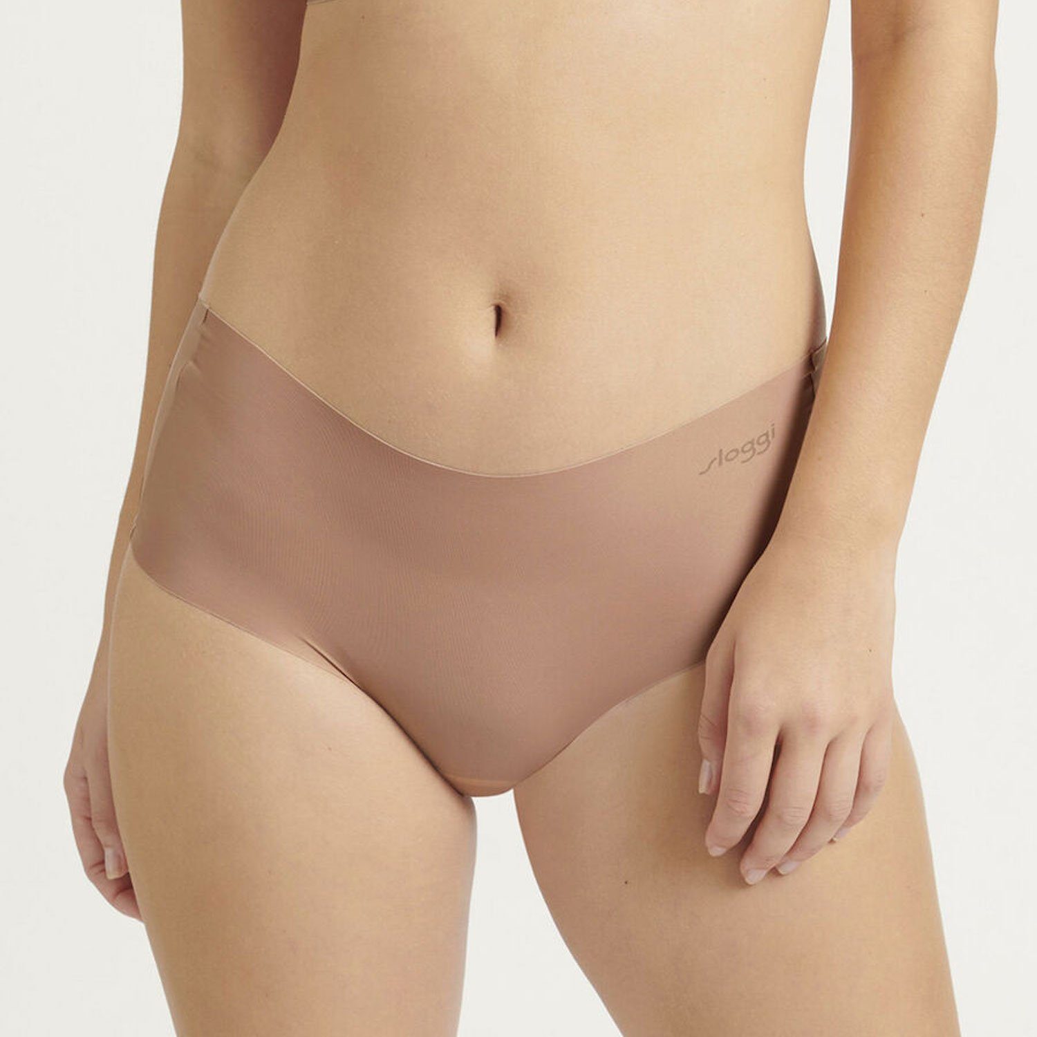 ZERO flache im Microfibre Technologie beige (3-St) Abschlüsse 3er dank Free Sloggi Slip Pack Cut