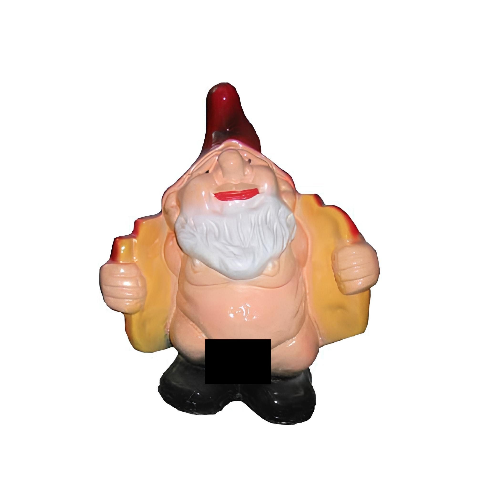 JVmoebel Gartenzwerg Handgefertigte Gartenzwerg-Figur aus wetterfestem Kunstharz, (Skulptur M1-33cm), Made in Europa