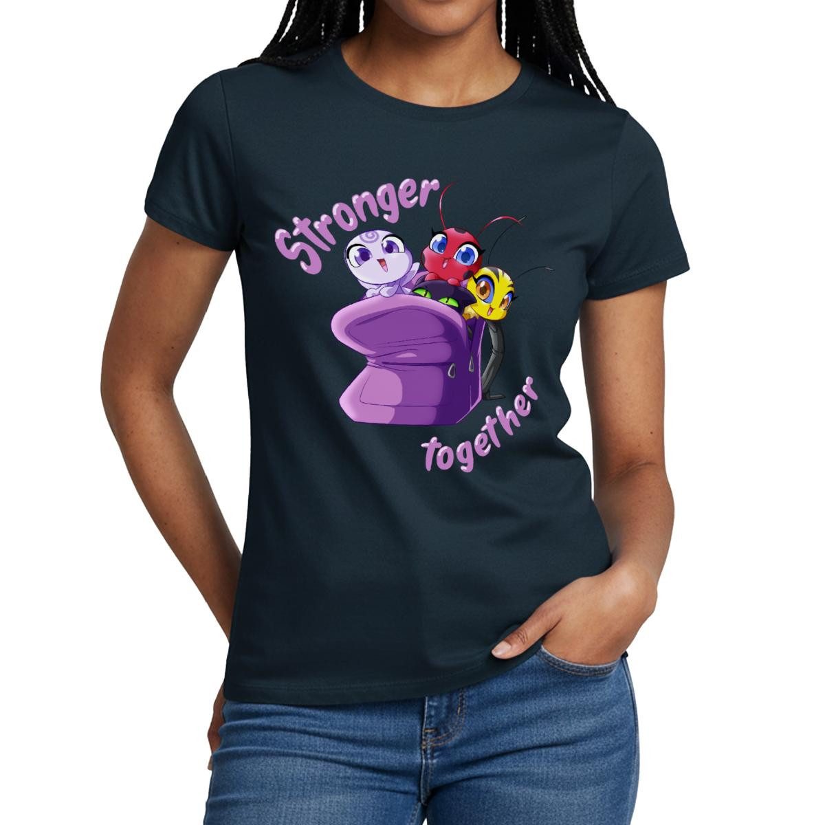 T-Shirt Miraculous Stronger Together Frauen T-Shirt
