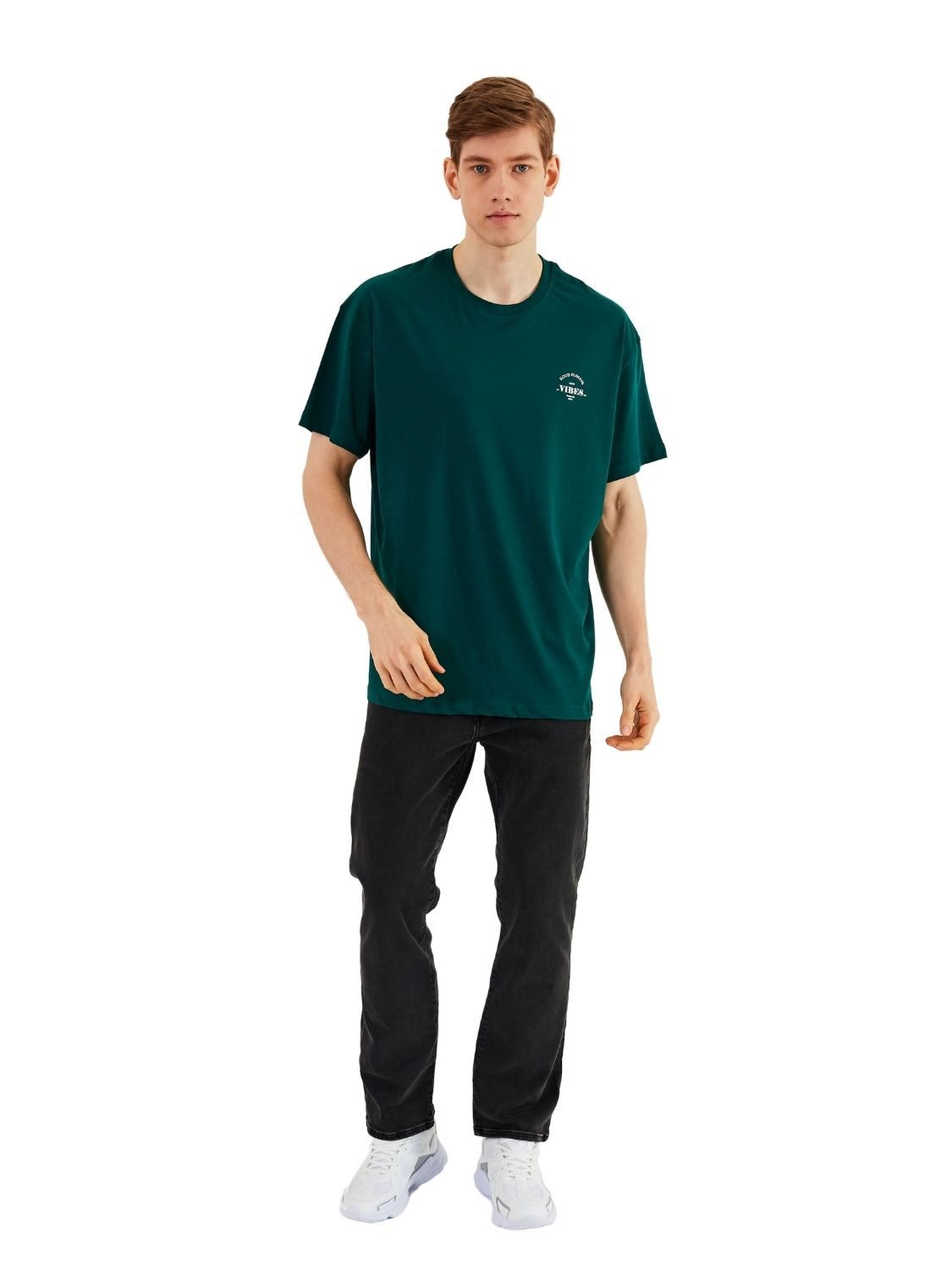 COMEOR Oversize-Shirt Herren T-Shirt: Trendige Urban Streetwear für lässige Styles (1-tlg) mit individuellem Print